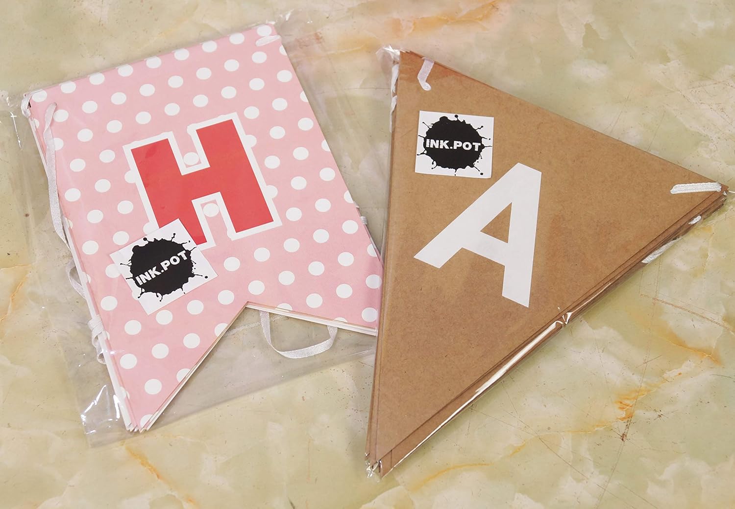 Ready to Hang Happy Birthday Bunting Garland