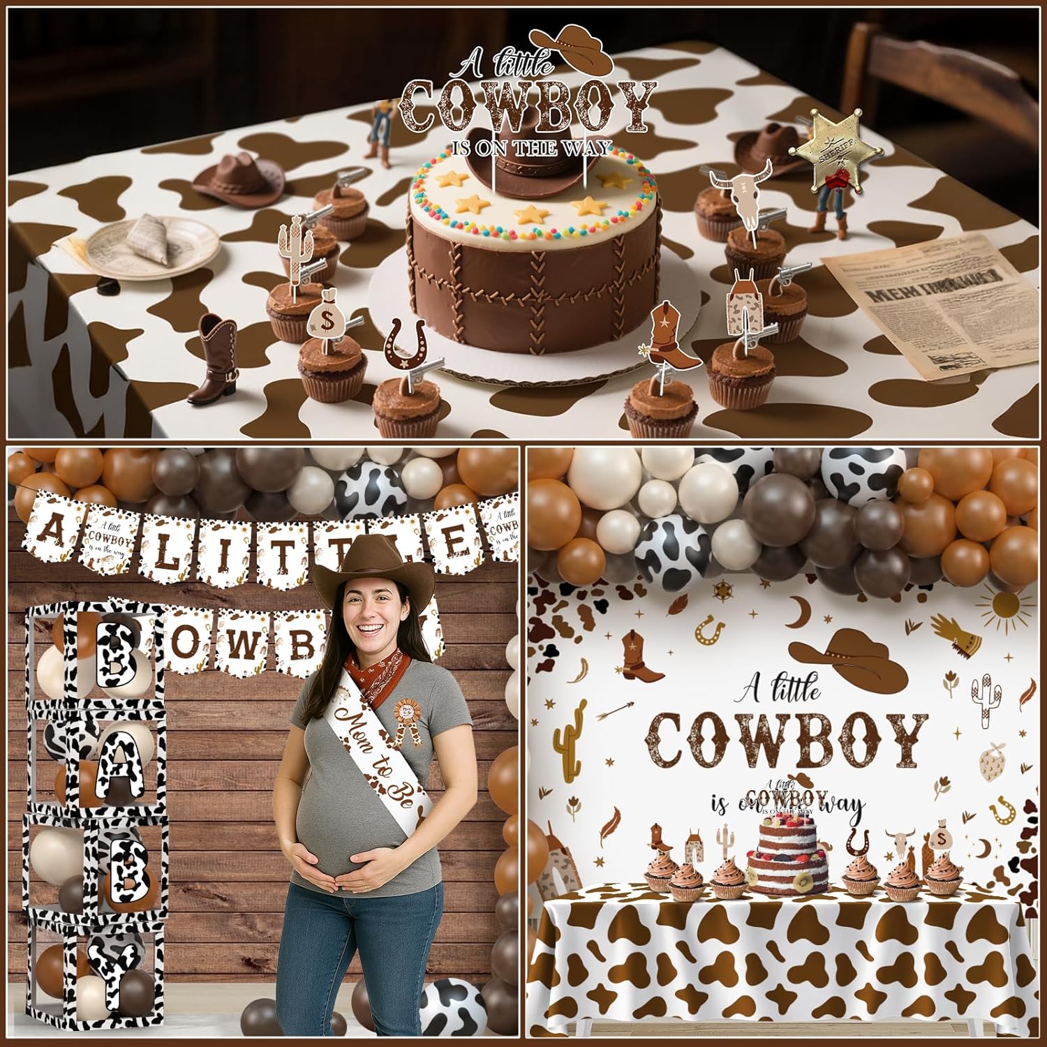 Cowboy Baby Shower Decorations for Boy