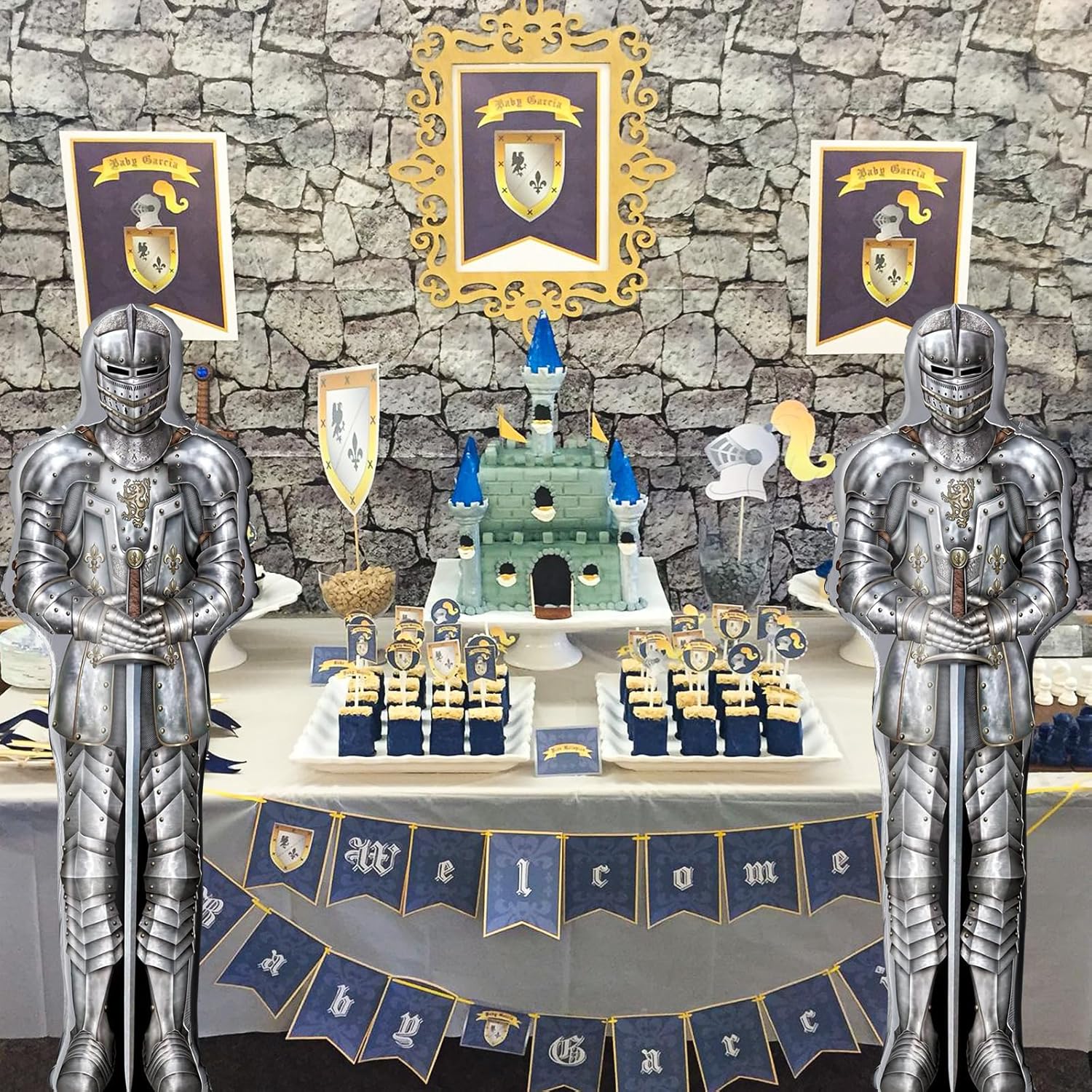 Lidmada Knight Party Balloons Medieval Castle Decorations