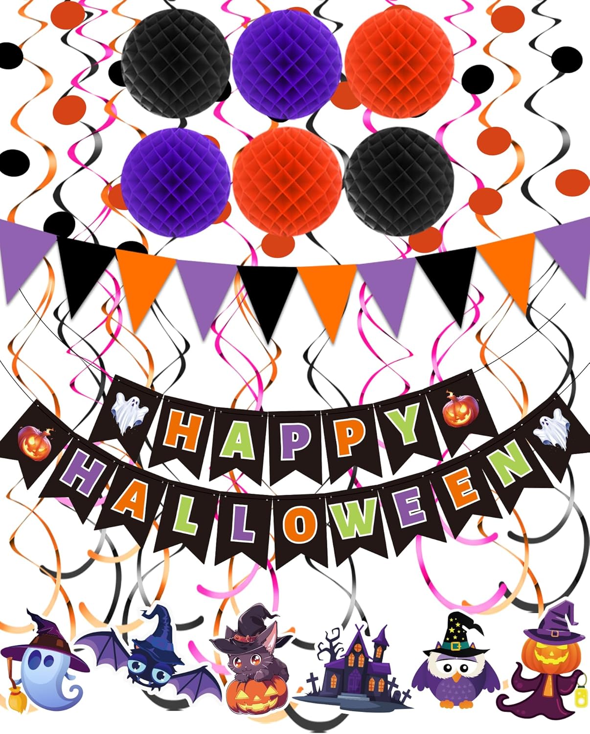 Happy Halloween Banner Party Decorations