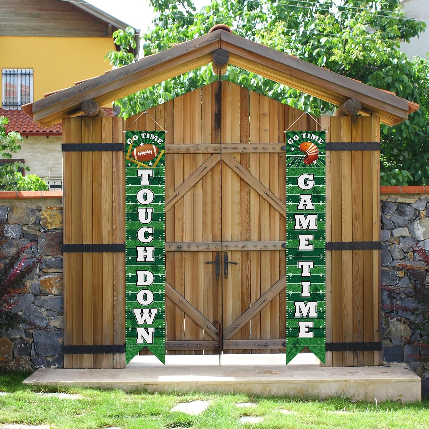 Hooqict Football Banners for Party Decorations
