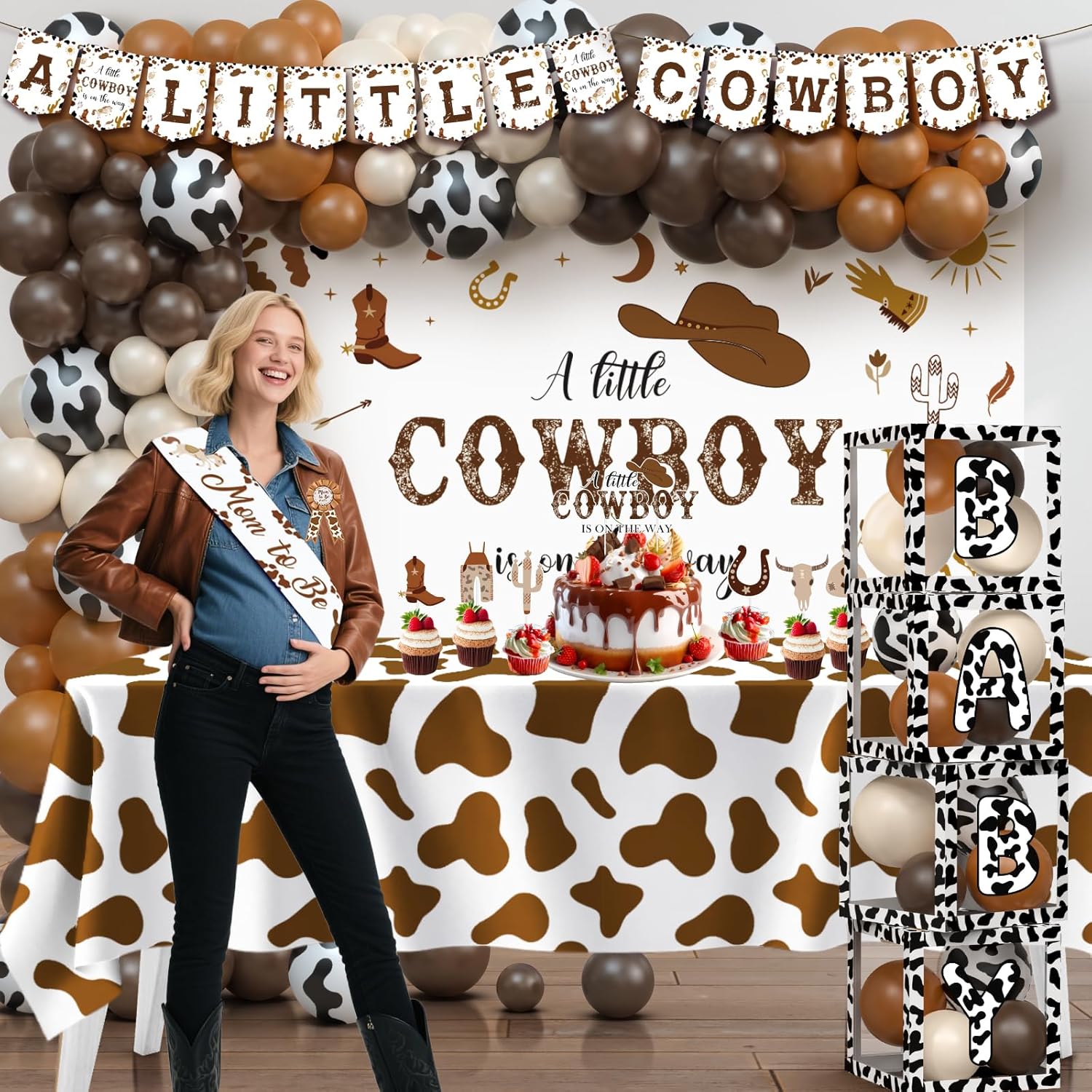 Cowboy Baby Shower Decorations for Boy