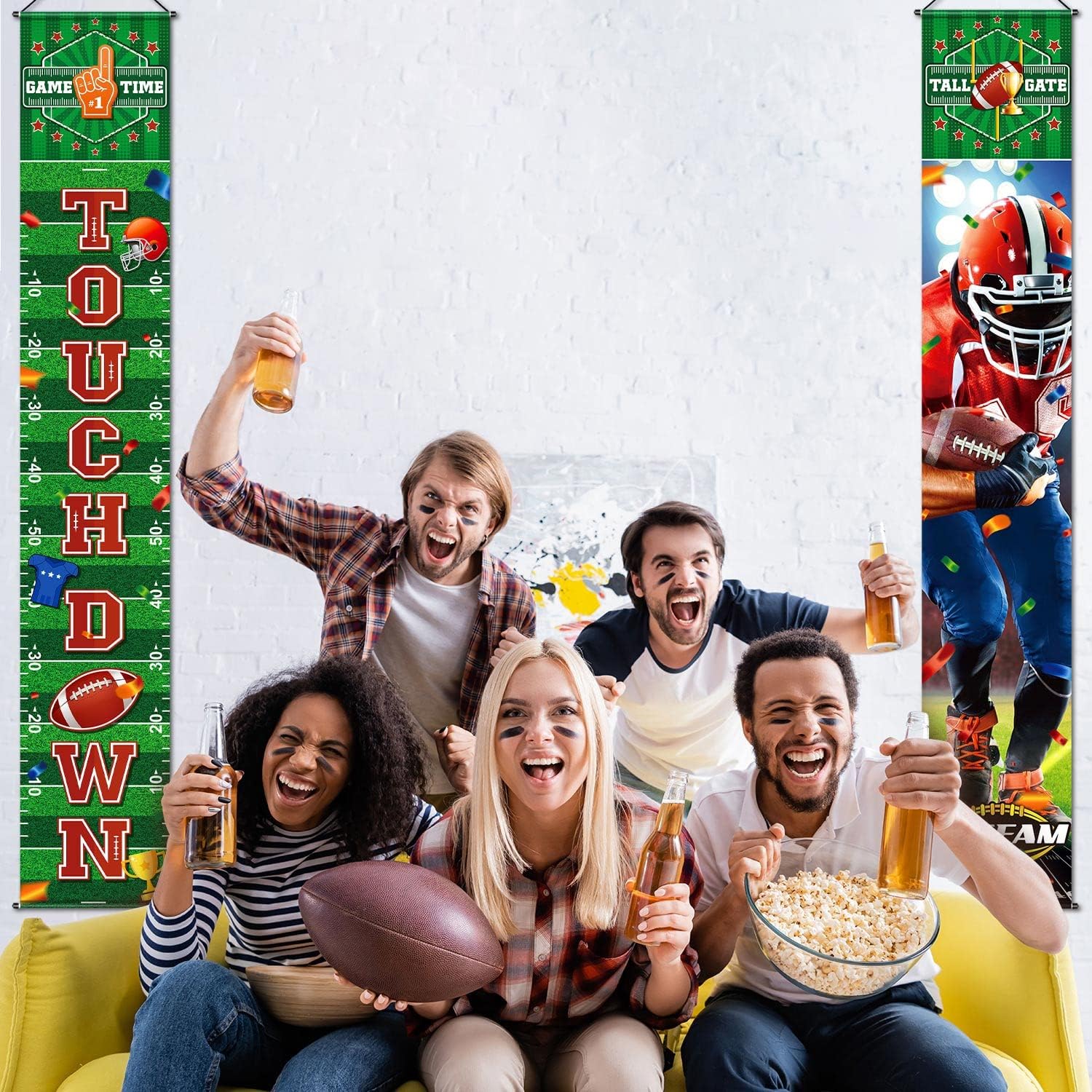Football Welcome Banner Set for Party and Parade Decor