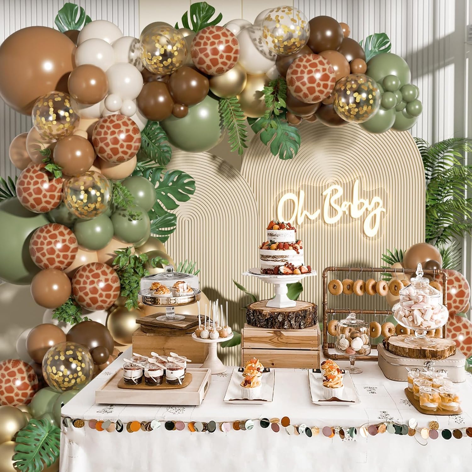 152pcs Jungle Safari Balloon Arch Decor Kit