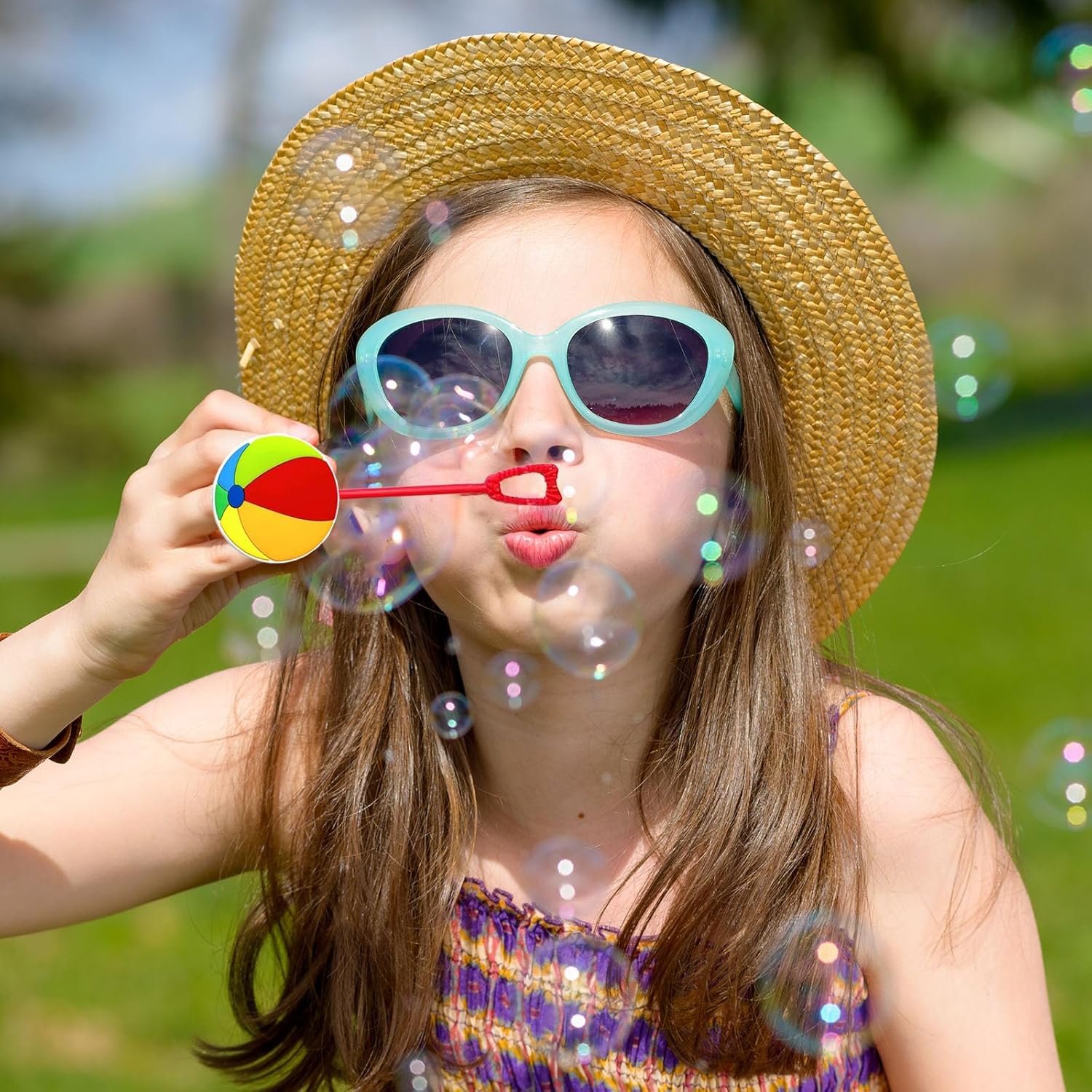 Pool Party Favors 24Pcs Bubble Wands for Kids