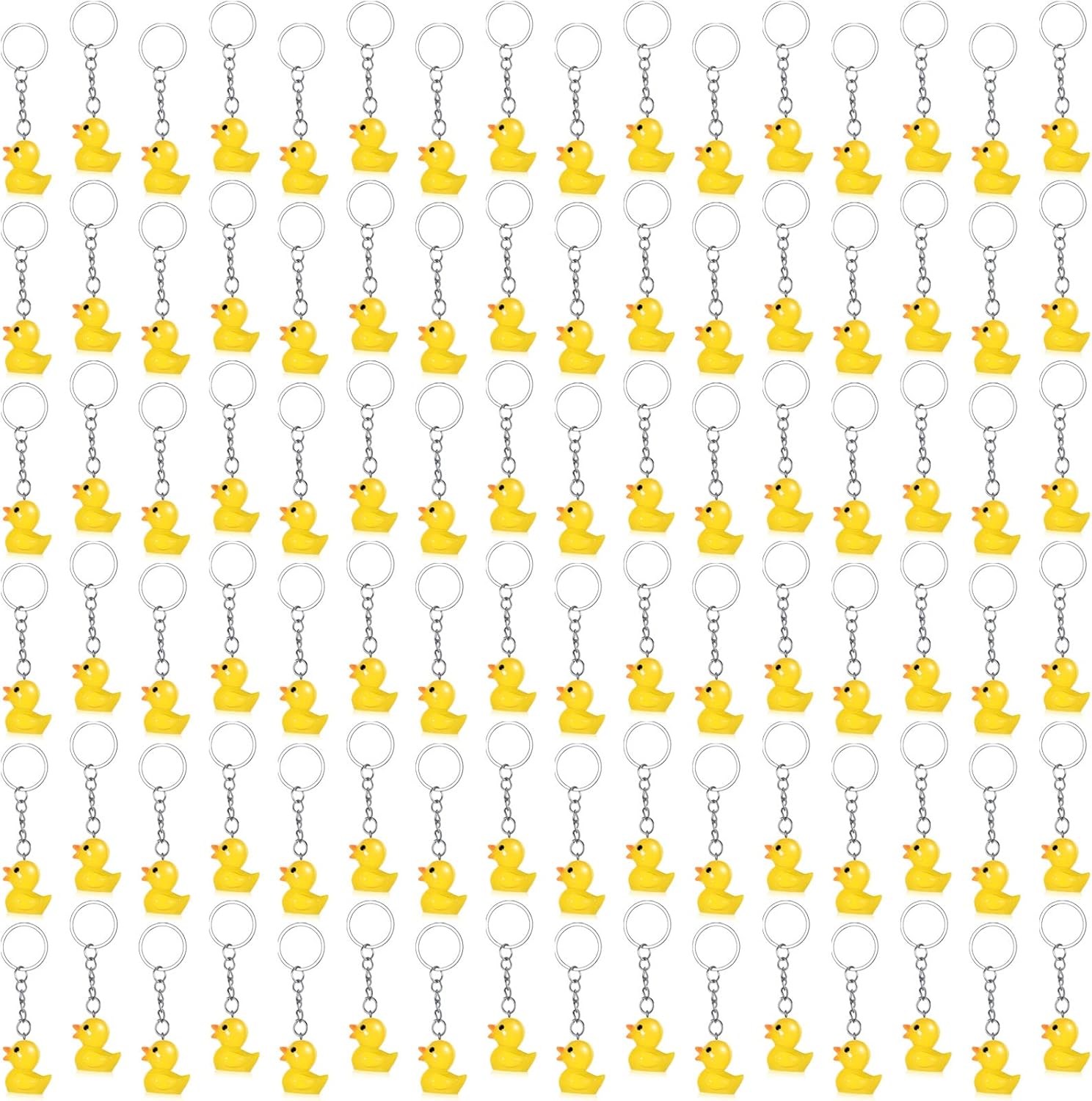 Yoande Plastic Duck Keychains 3D Small Pendant