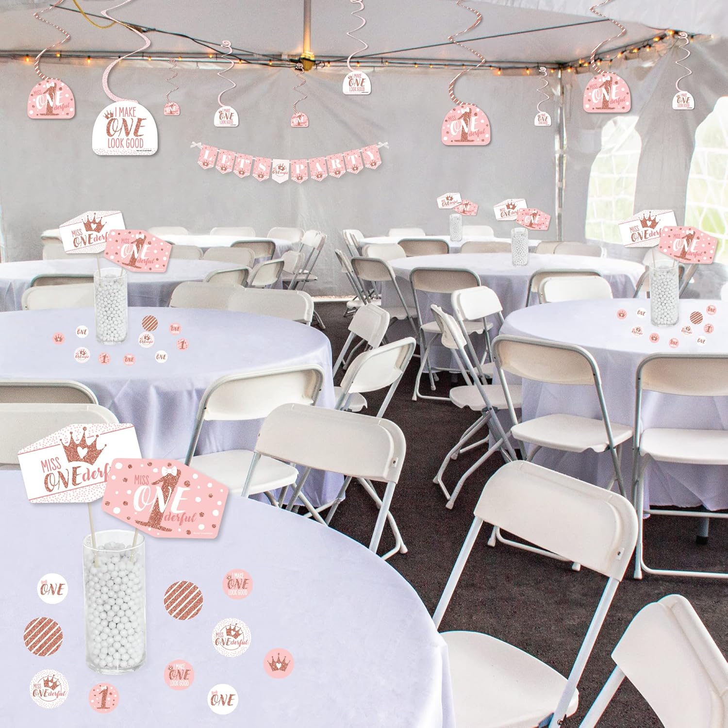 1st Birthday Decor Kit - Little Miss Onederful