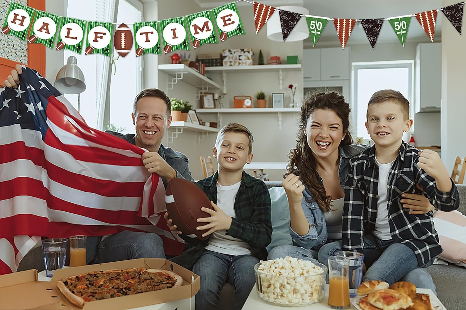 American Football Banners for Sports Party Decorations