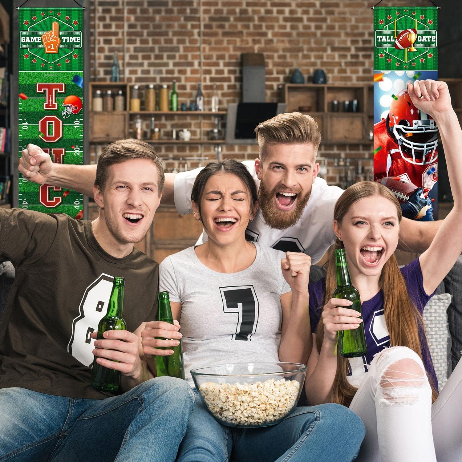 Football Welcome Banner Set for Party and Parade Decor