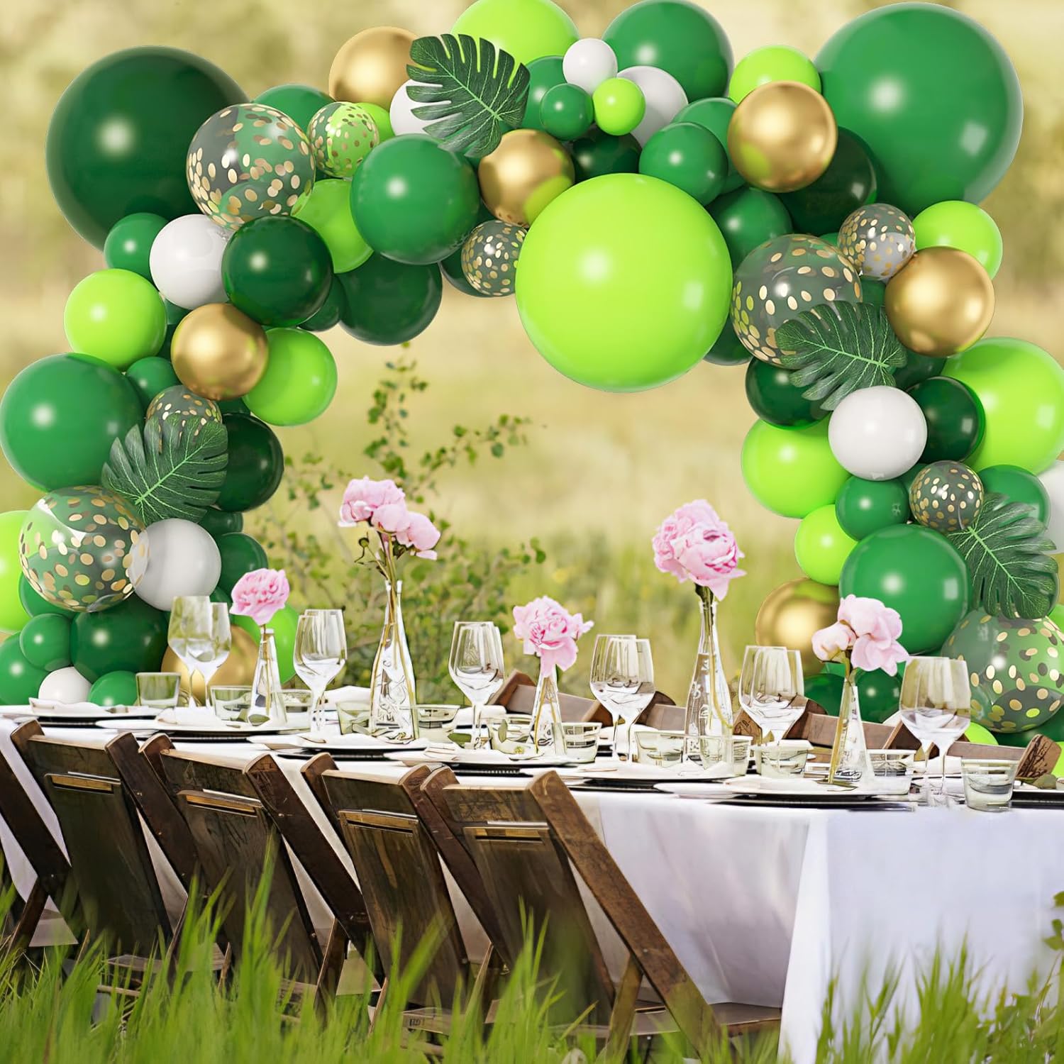 Amandir Jungle Party Balloons Garland Arch Kit