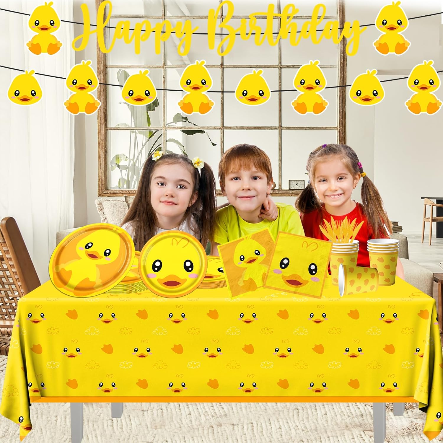 Rubber Duck Party Supplies Set for 20 Guests