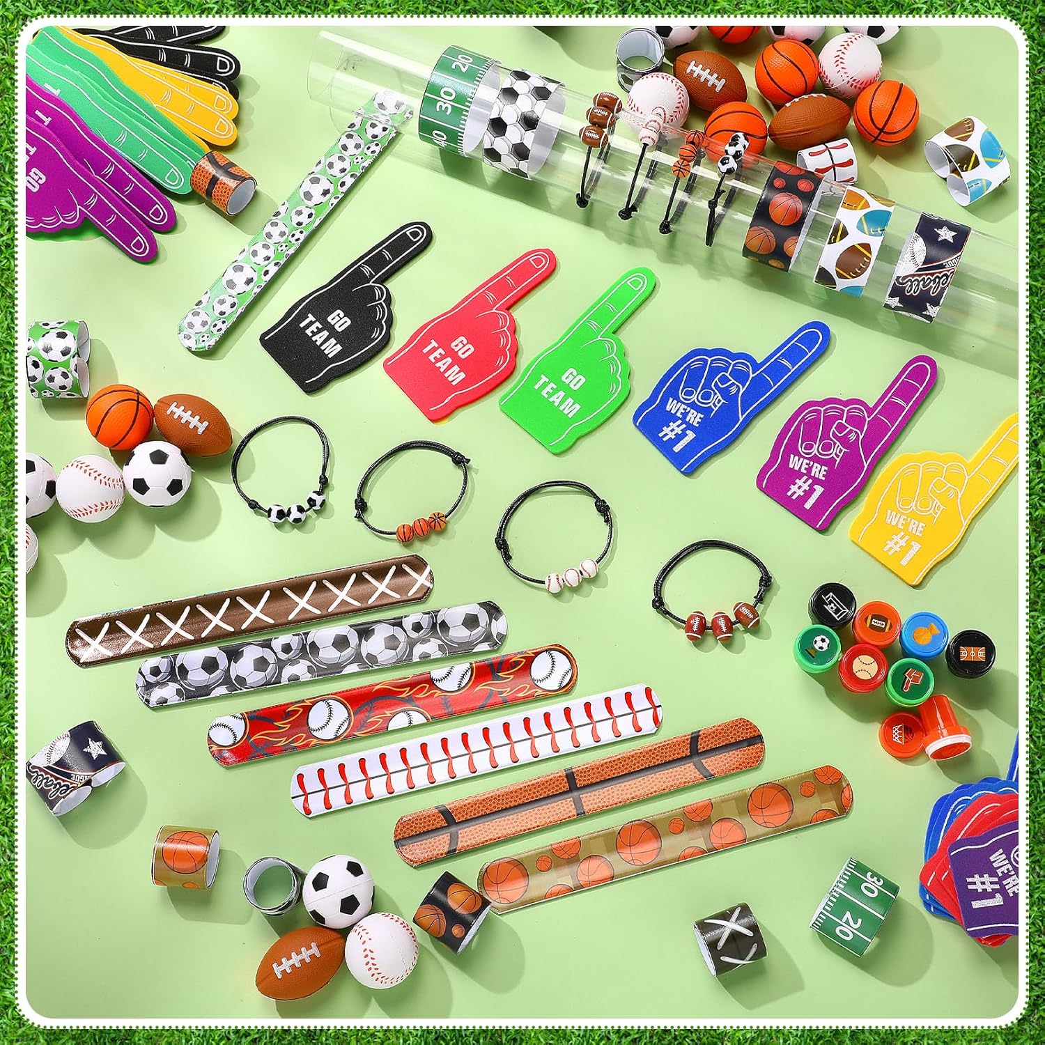Aoriher 120 Pcs Sports Party Favors Set for Kids