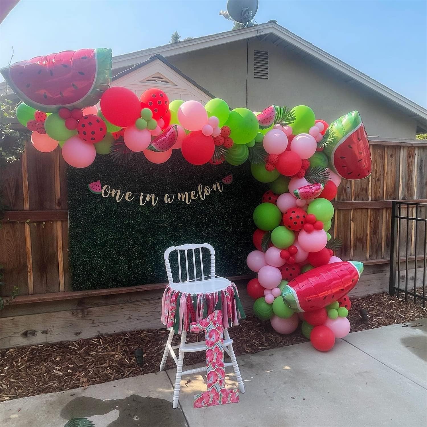 145 Pcs Watermelon Party Decorations Balloon Kit
