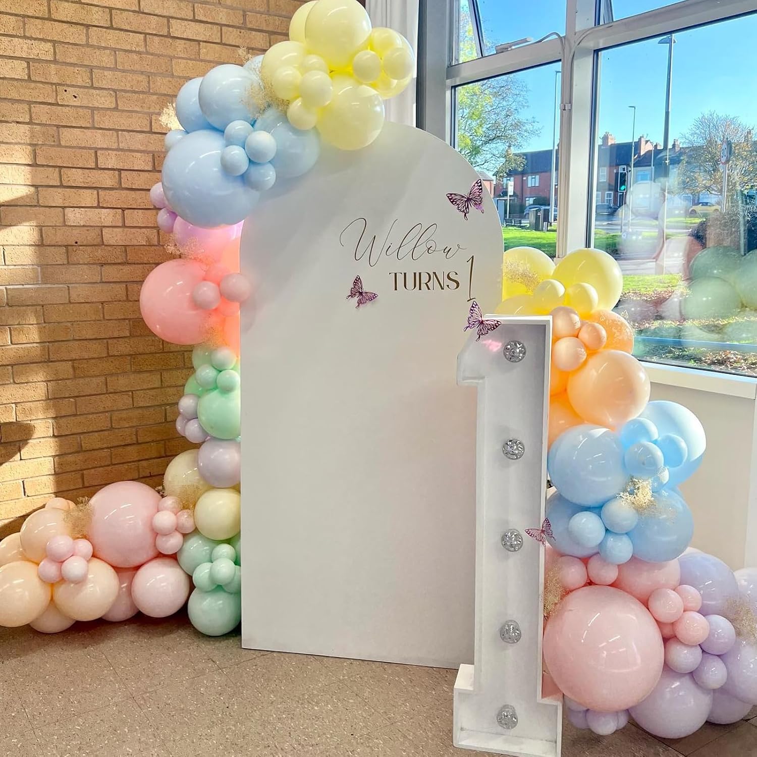 60 PCS Pastel Latex Balloons for Birthday Wedding Decor