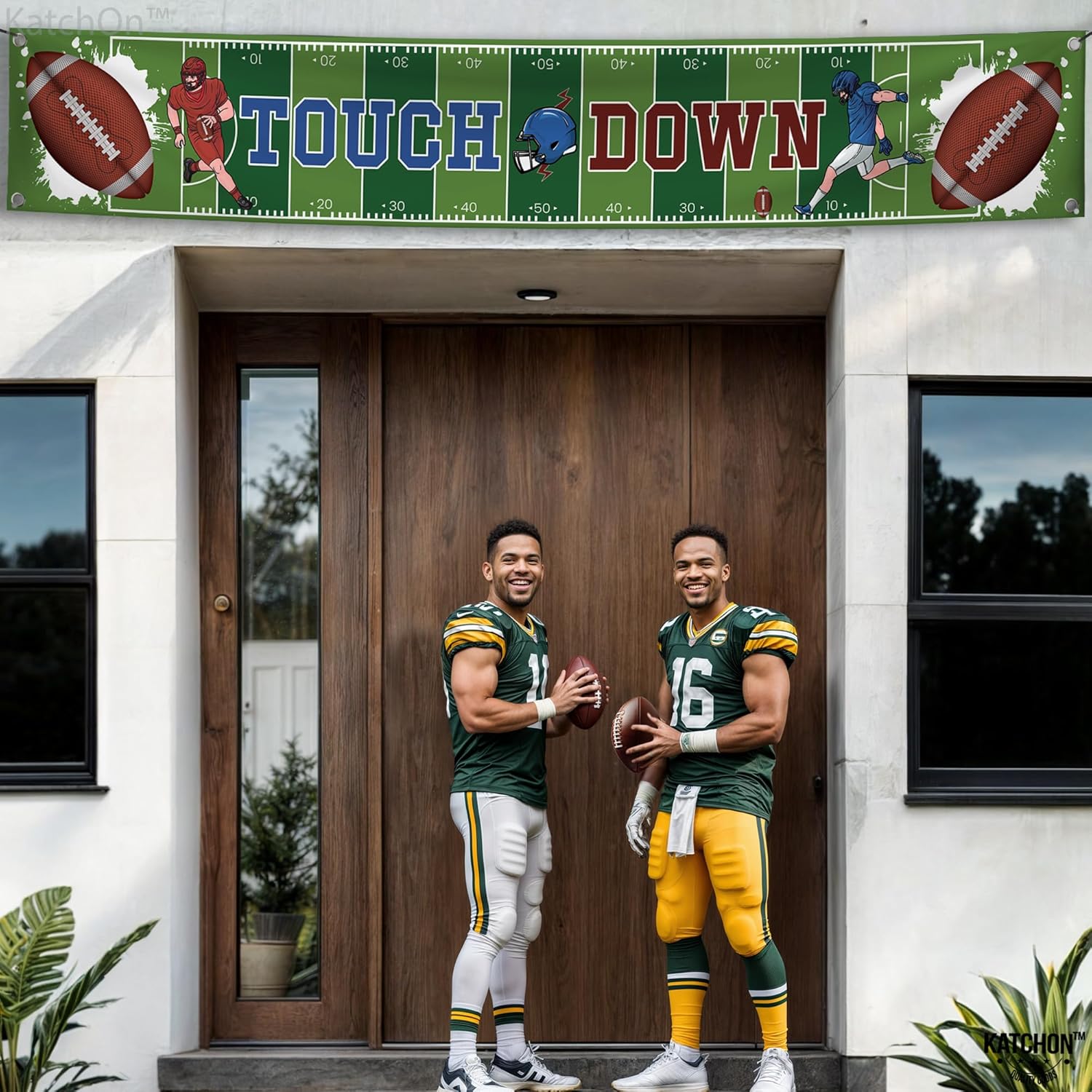 KatchOn XtraLarge Football Yard Banner - 120x20 Inch