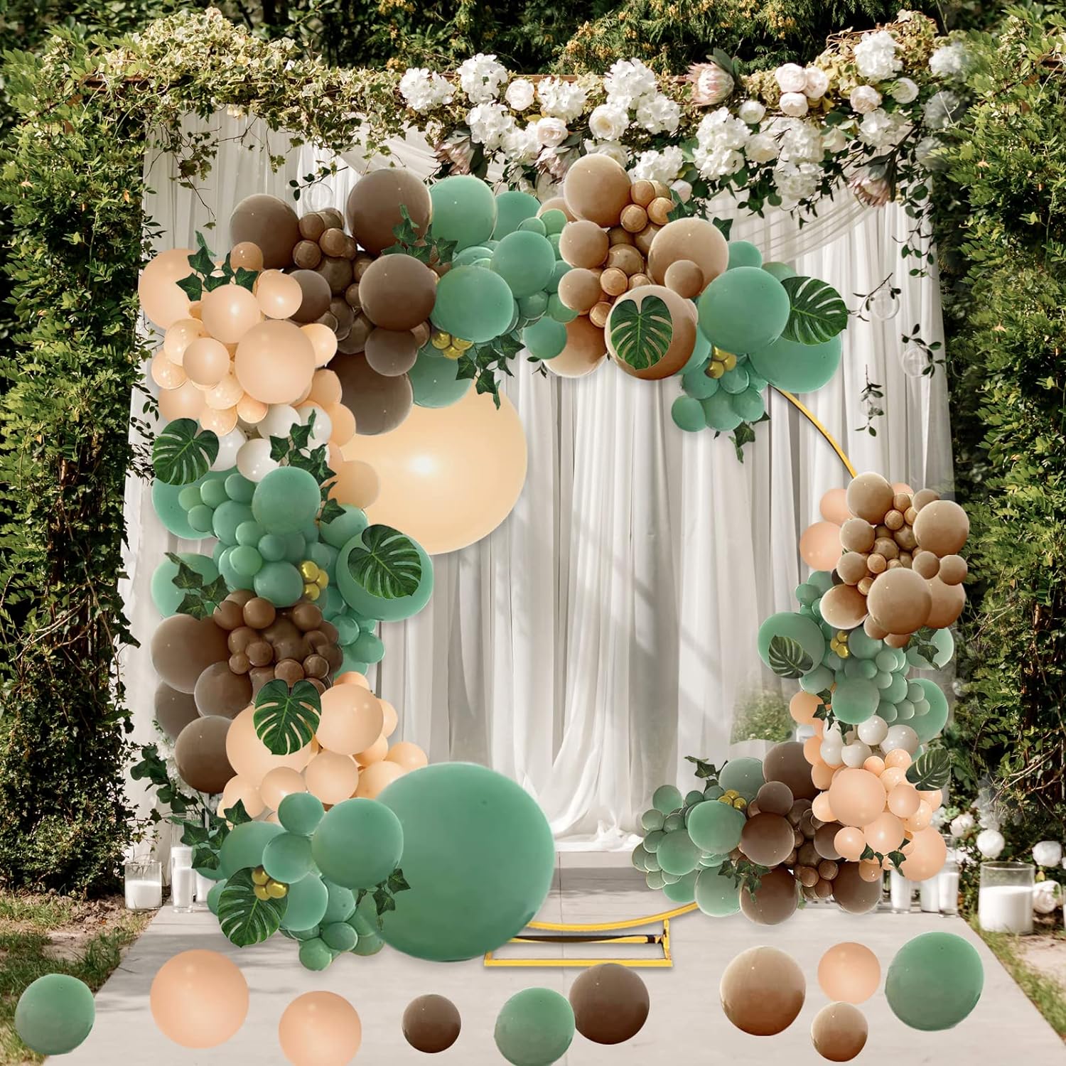 PERPAOL 148PCS Safari Balloon Garland Kit