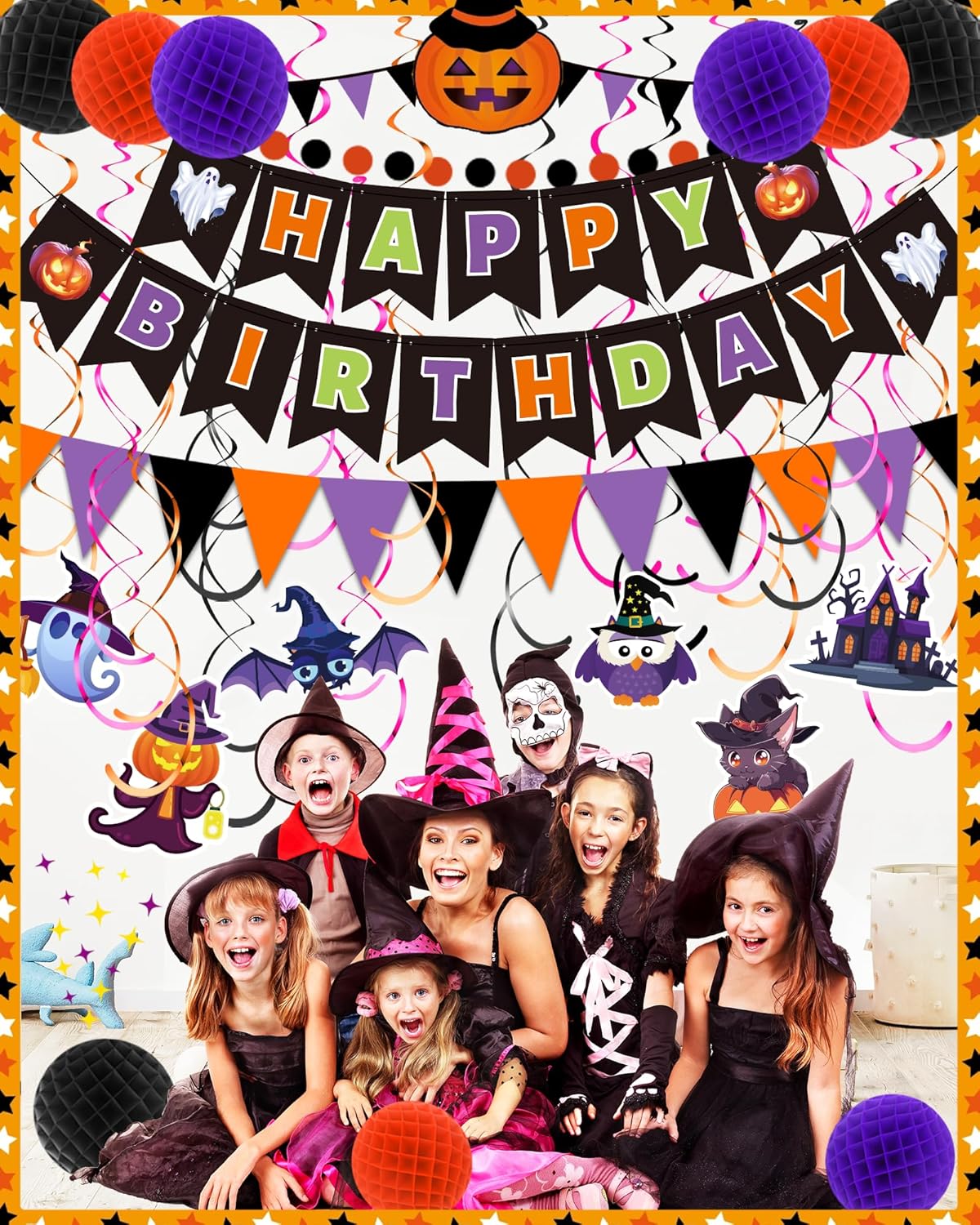 Halloween Birthday Party Decorations Set