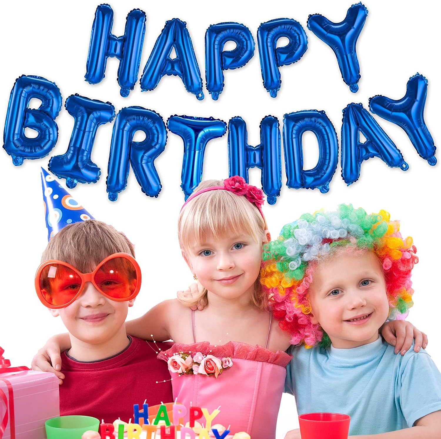 Happy Birthday Balloon Banner 16 Inch Inflatable Kit
