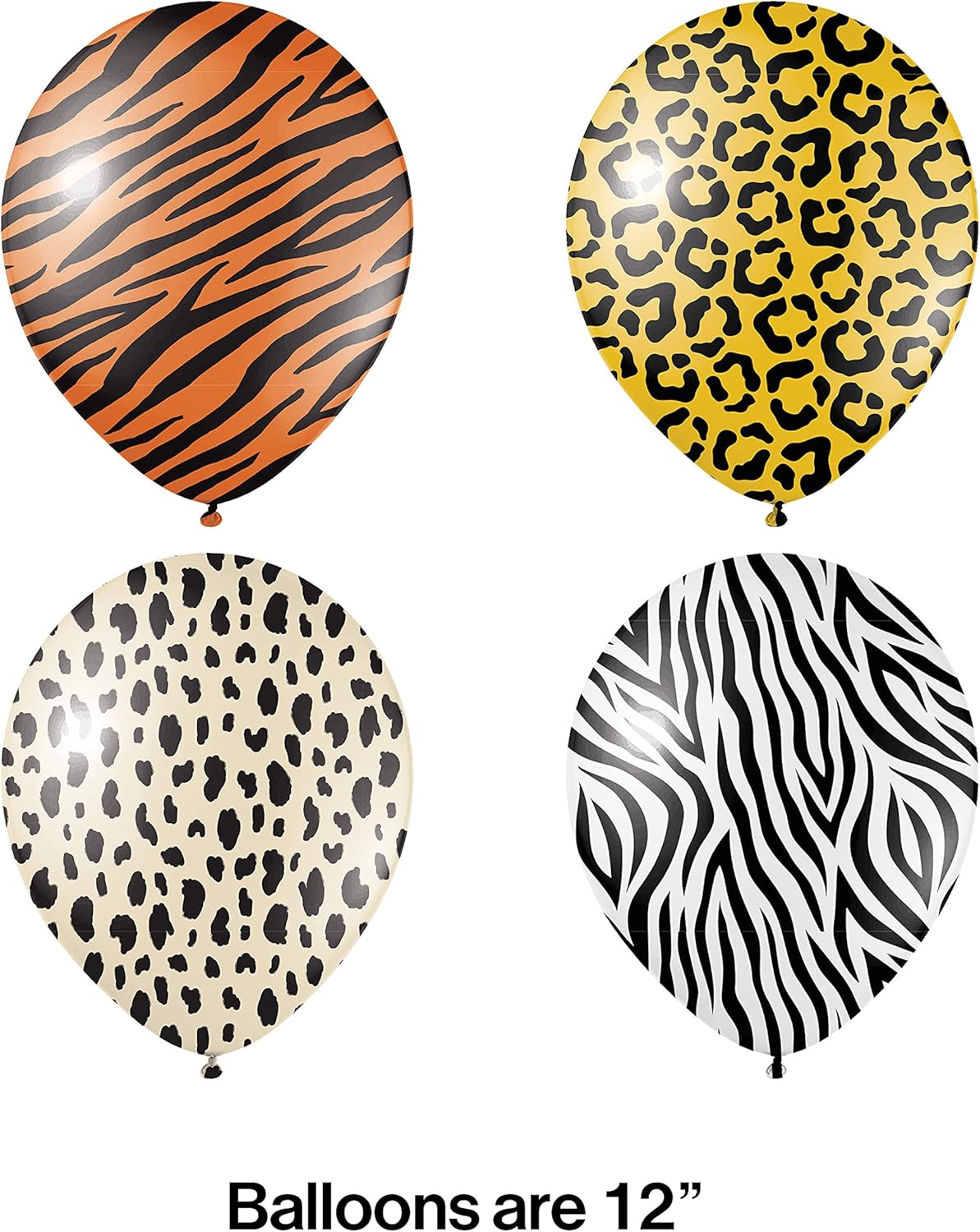 Animal Print Balloons 15 Count