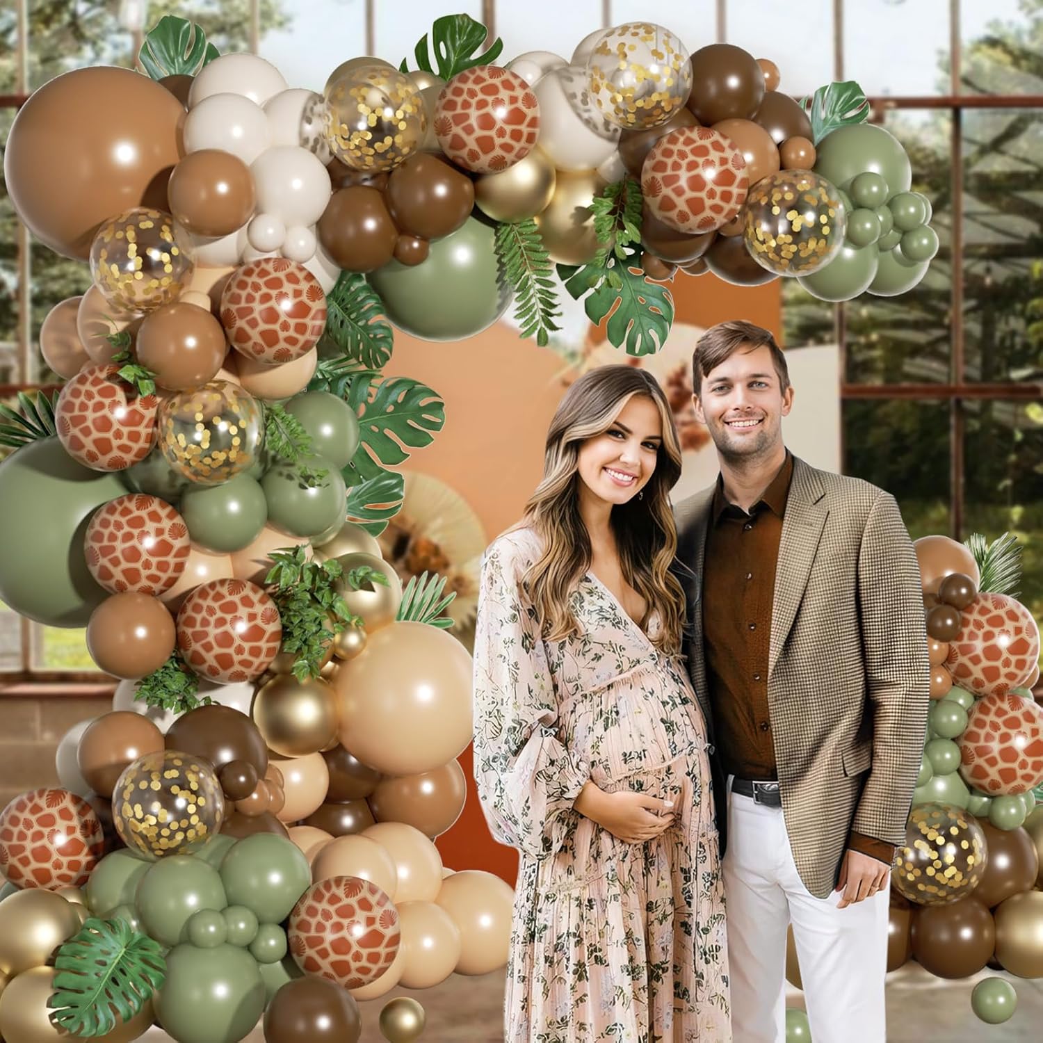 152pcs Jungle Safari Balloon Arch Decor Kit