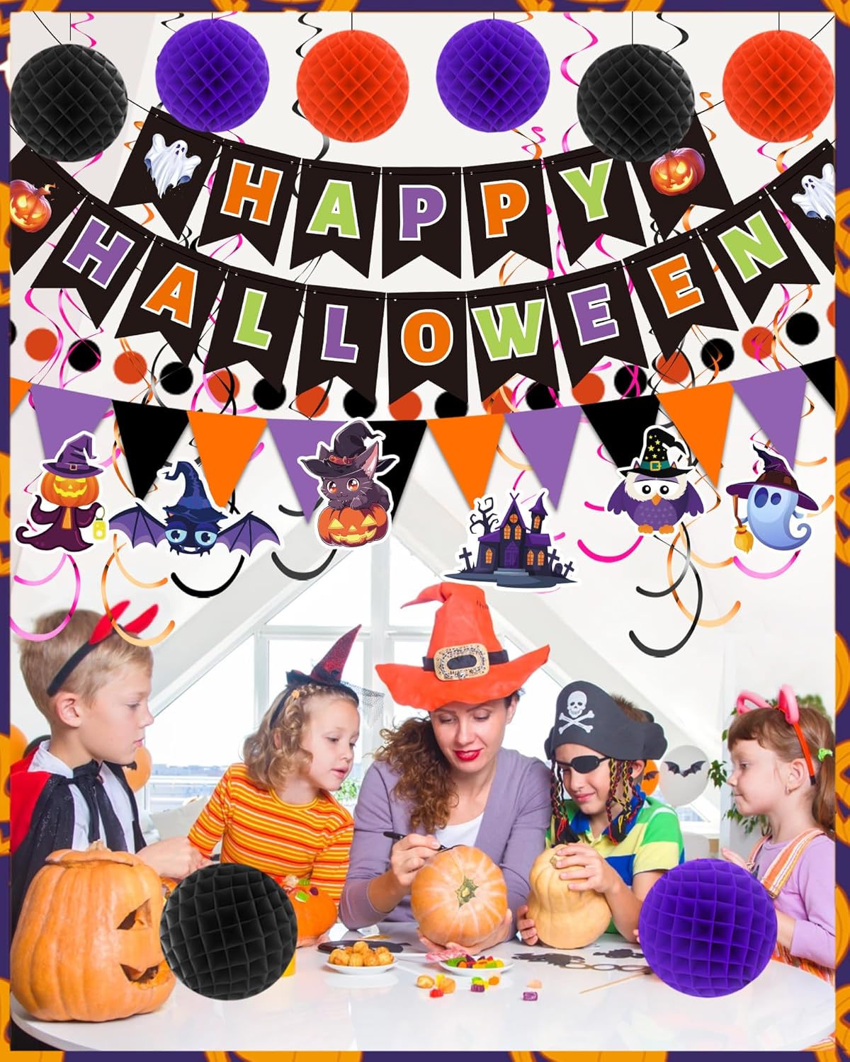 Happy Halloween Banner Party Decorations