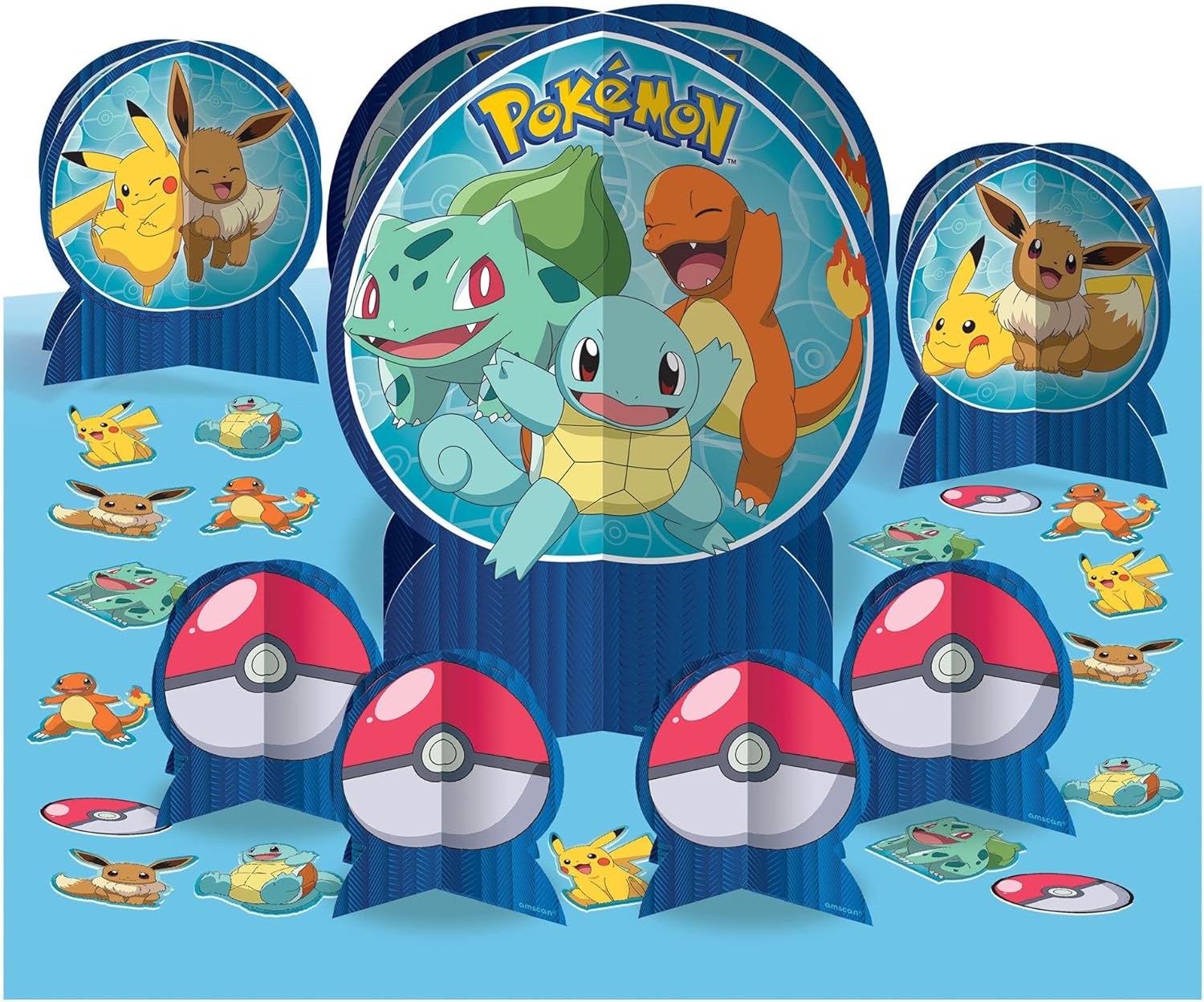 Pokmon Birthday Party Decorations and Supplies Pack