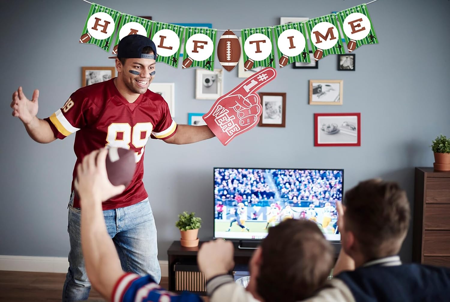 American Football Banners for Sports Party Decorations