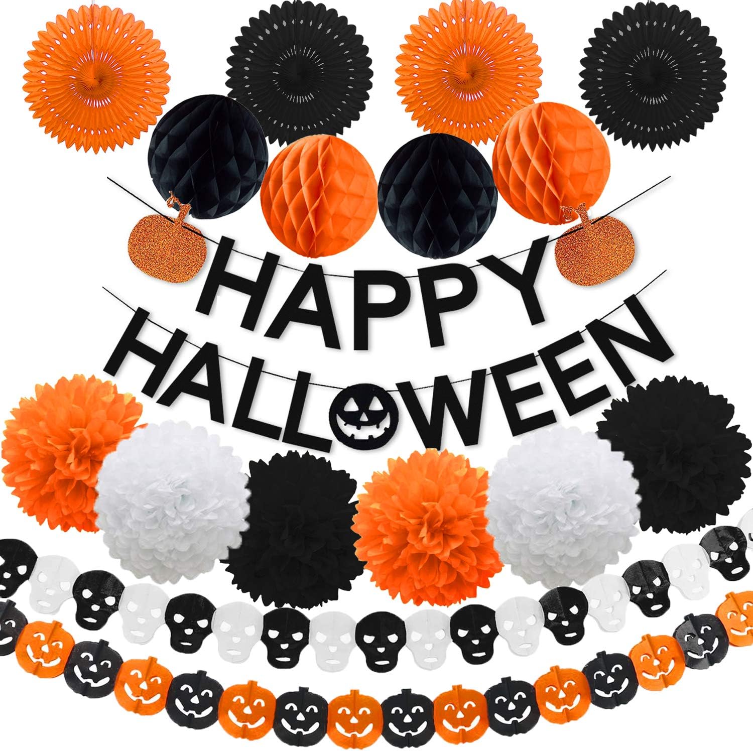 Sandeye Halloween Decorations All-in-One Pack for Kids