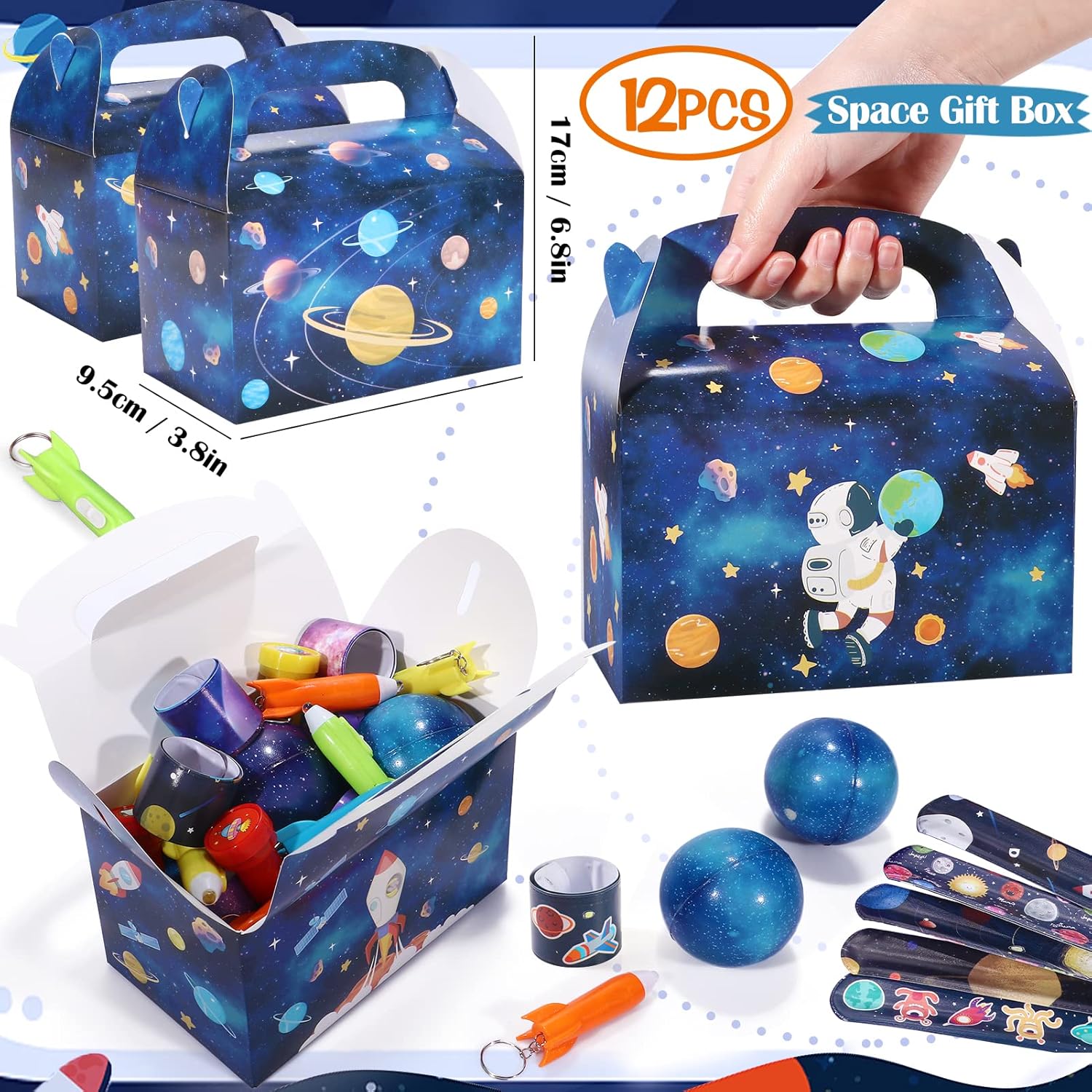 Golray 84pcs Space Party Favors Kit for Kids