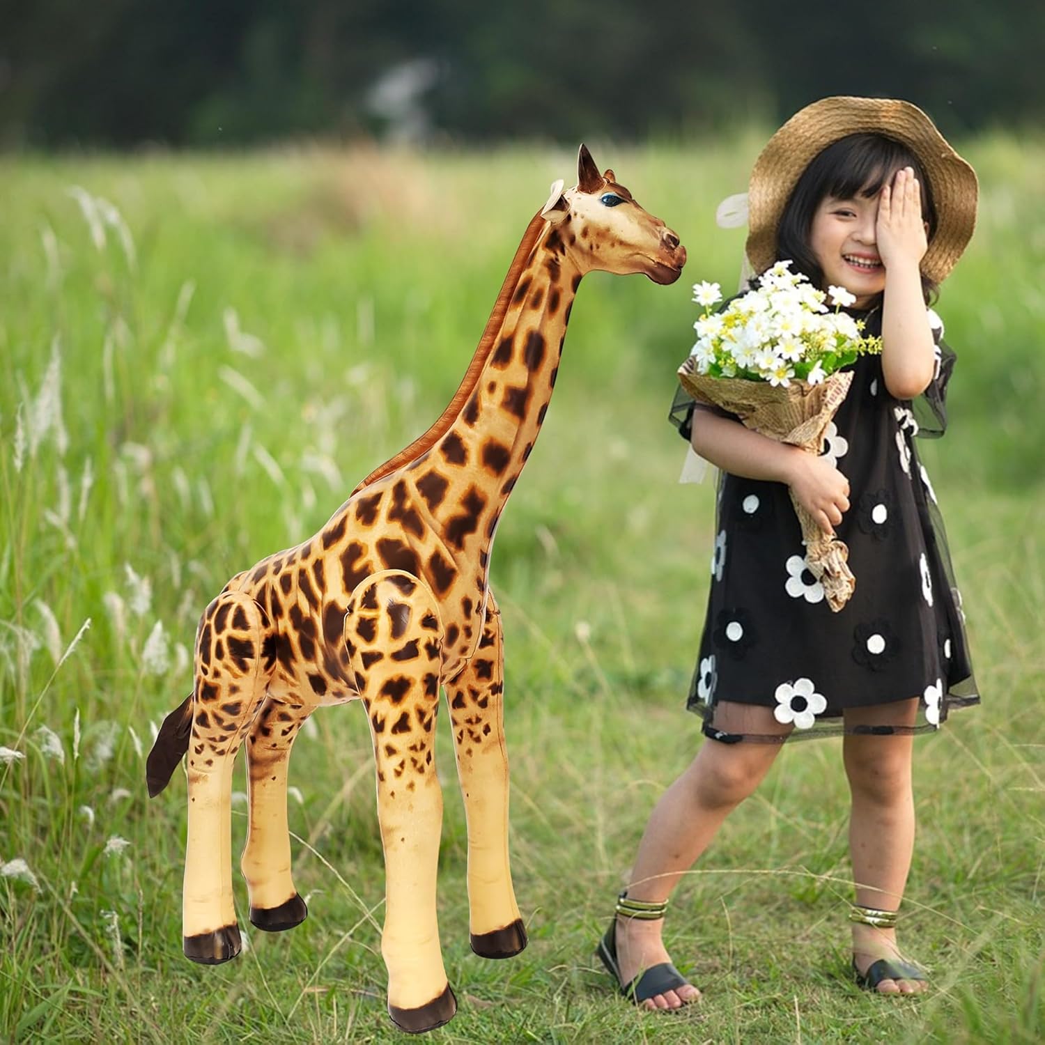 Jet Creations 36-Inch Realistic Inflatable Giraffe