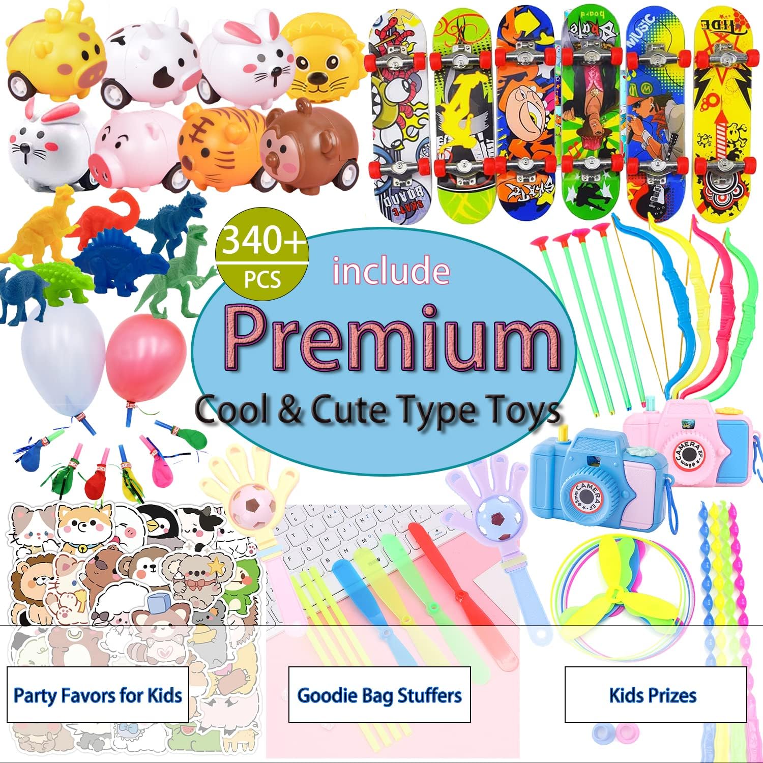 500 PCS Premium Party Favors for Kids