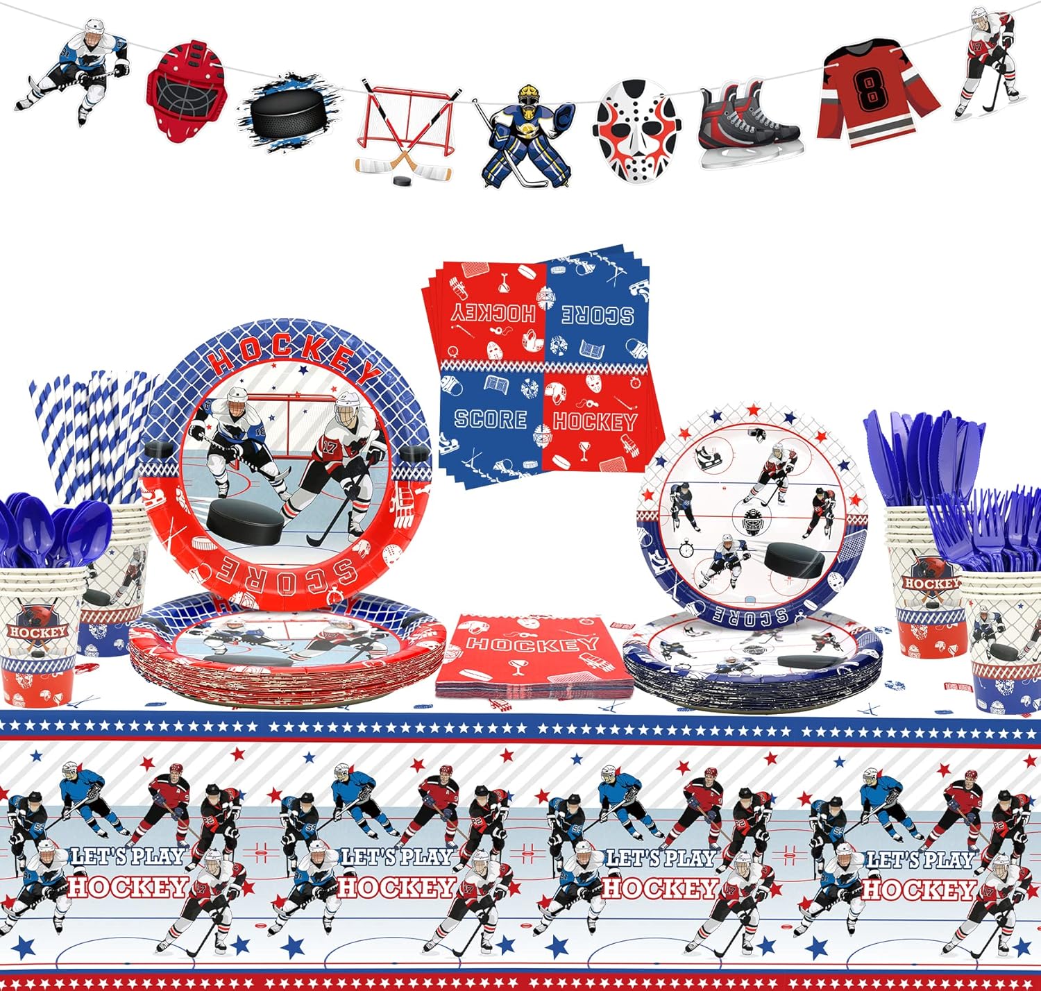 KEFAN Hockey Party Favor Set for 20 Guests