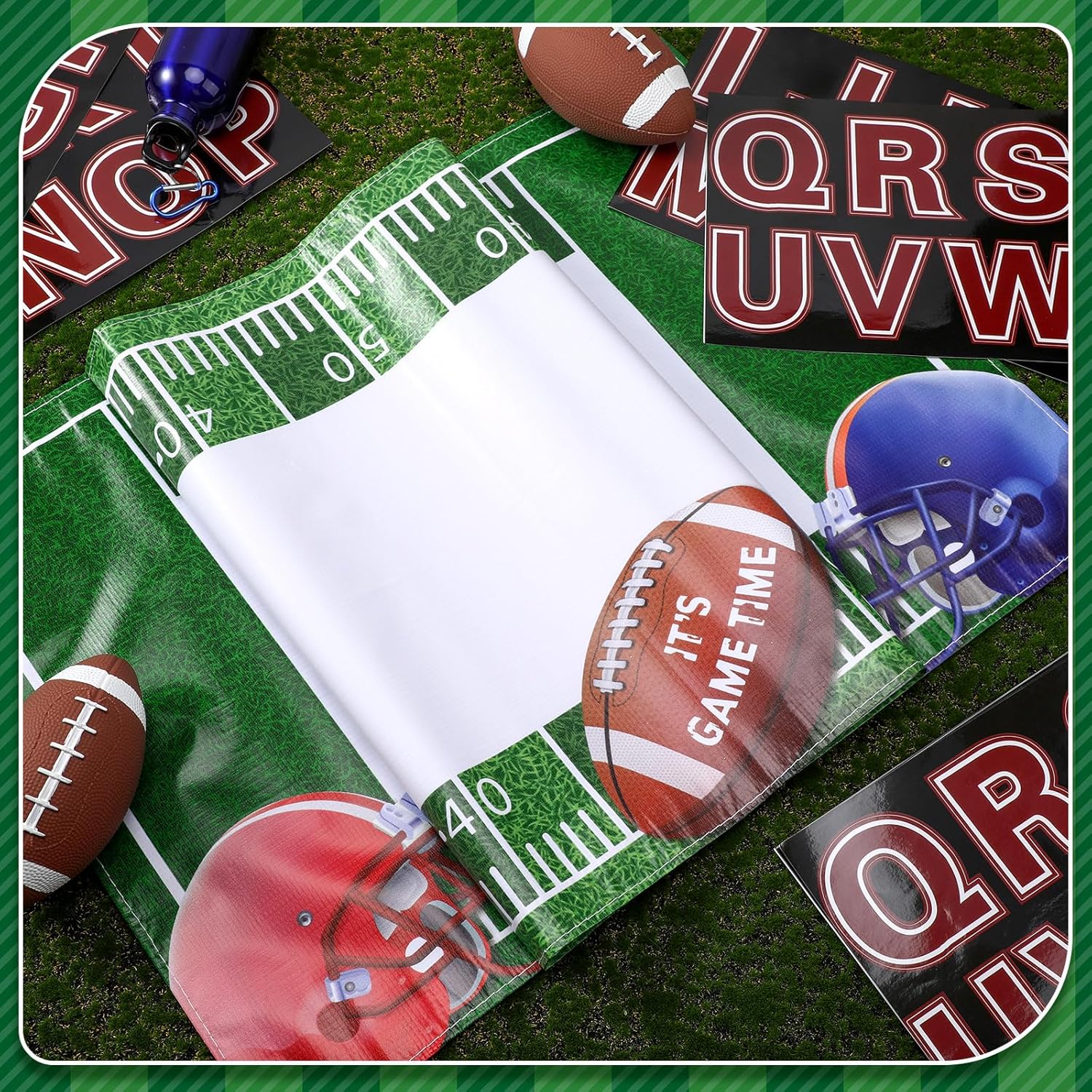 Tegeme Giant Football Party Banner 67x20 Inch
