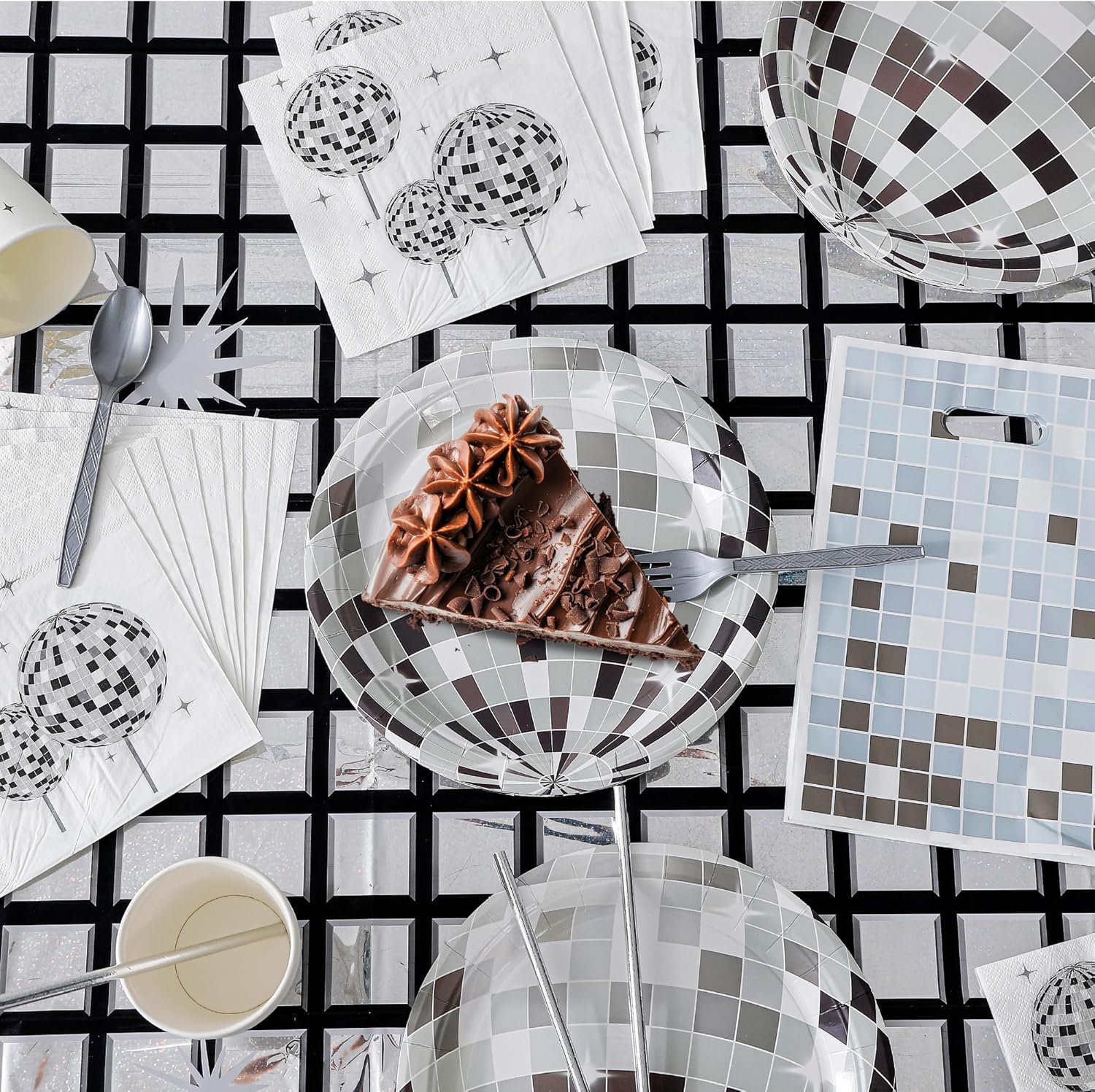 ecoZen Disco Birthday Decorations Set