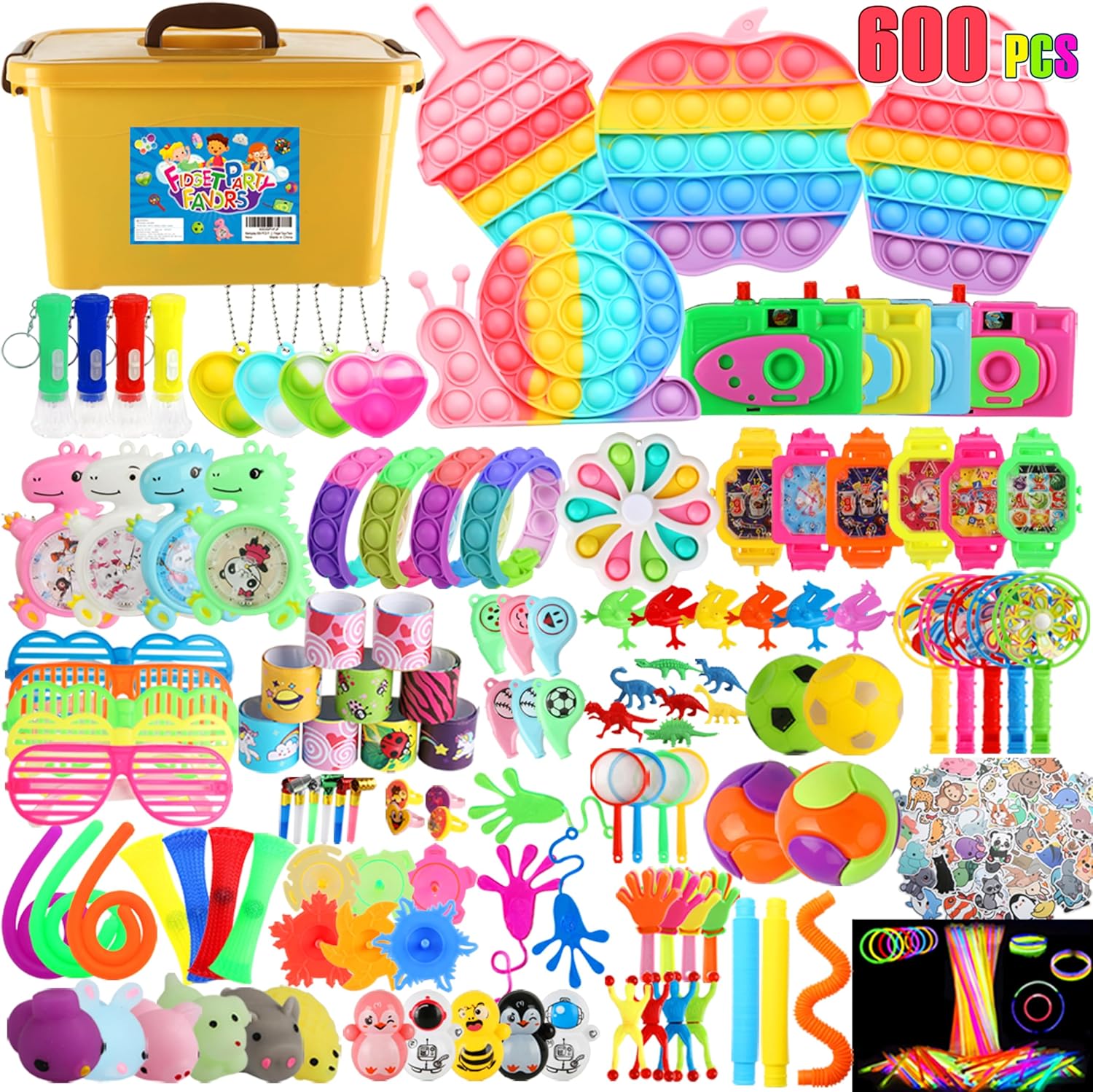 600 Pack Fidget Toys for Kids 8-12 and Adults