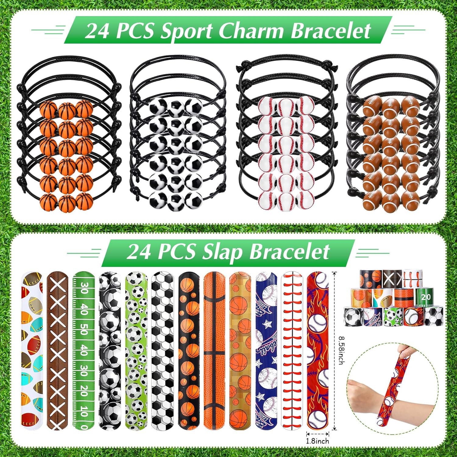 Aoriher 120 Pcs Sports Party Favors Set for Kids