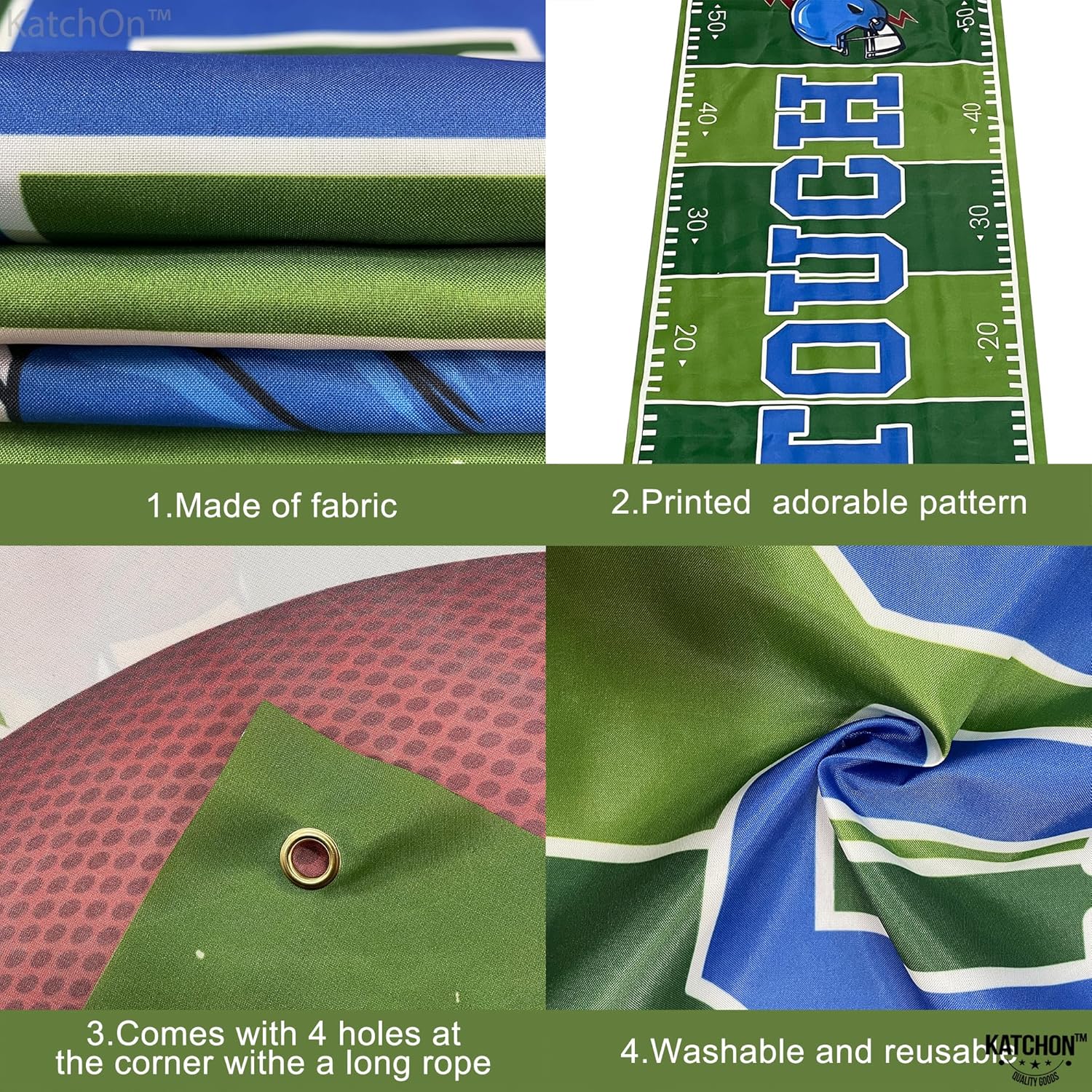 KatchOn XtraLarge Football Yard Banner - 120x20 Inch
