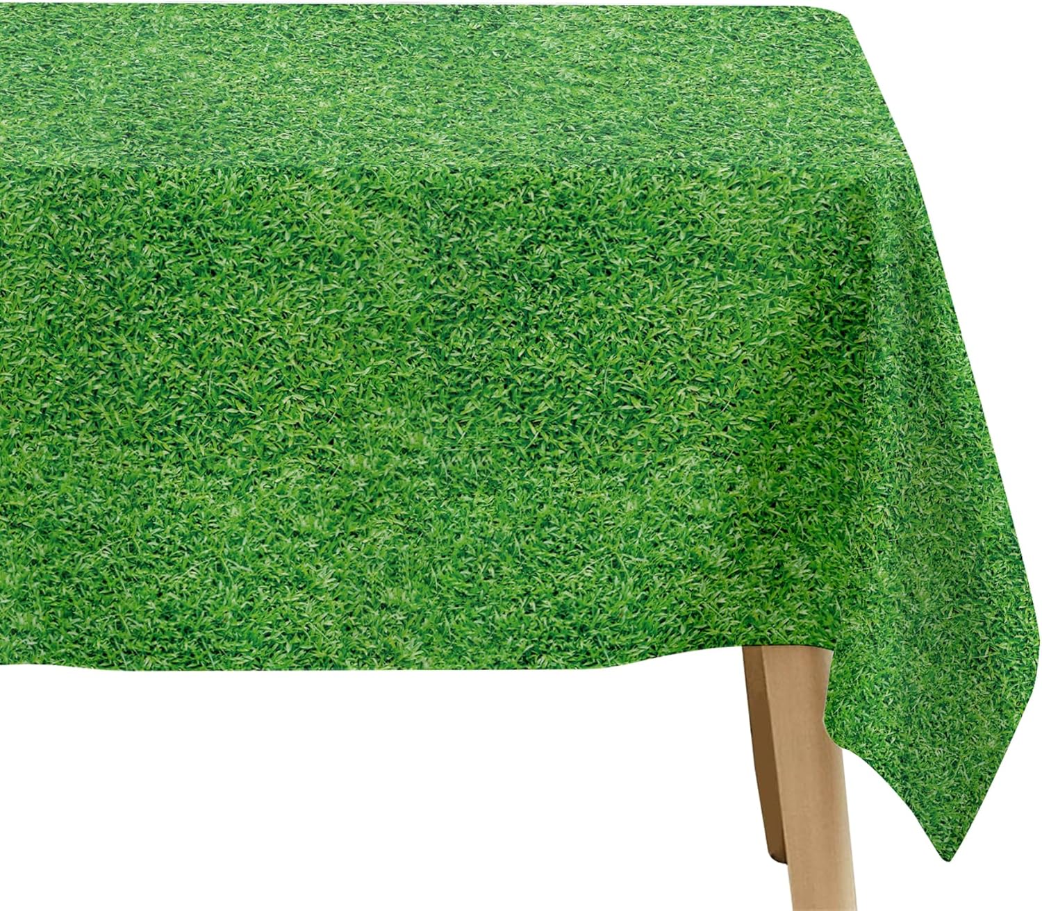 Green Grass Tablecloth 3pcs for Party and Outdoor Events