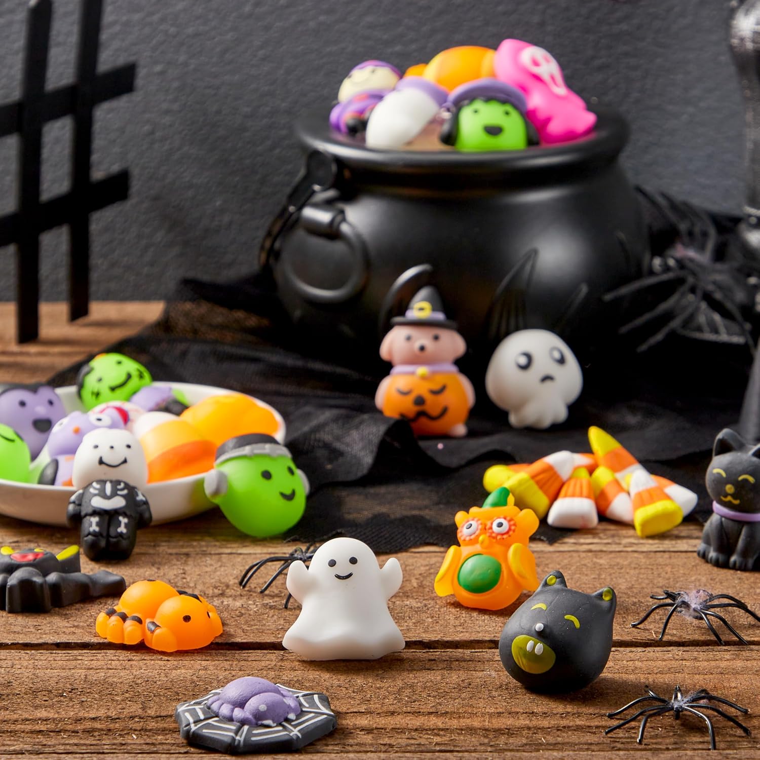 JOYIN 24 Piece Halloween Squishy Toy Set