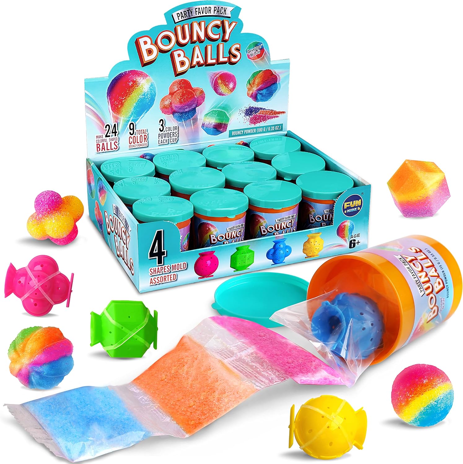 FUN KIDZ Bouncy Ball Kit for Kids