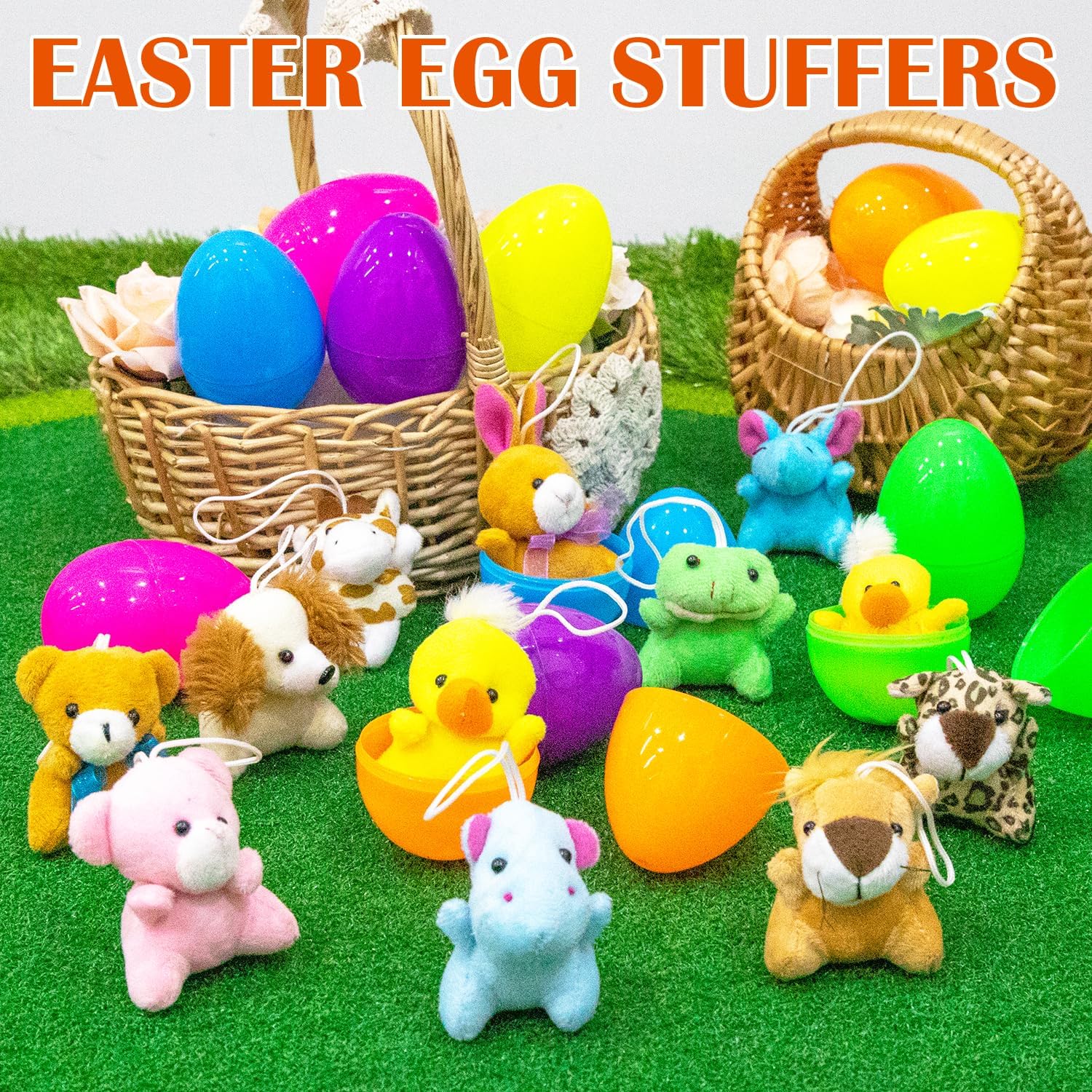 24 Pack Mini Stuffed Animals Bulk Party Favors
