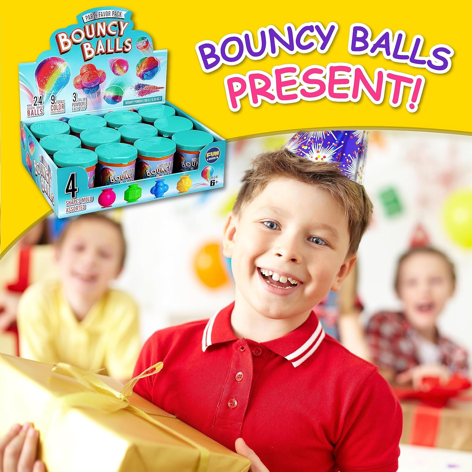 FUN KIDZ Bouncy Ball Kit for Kids