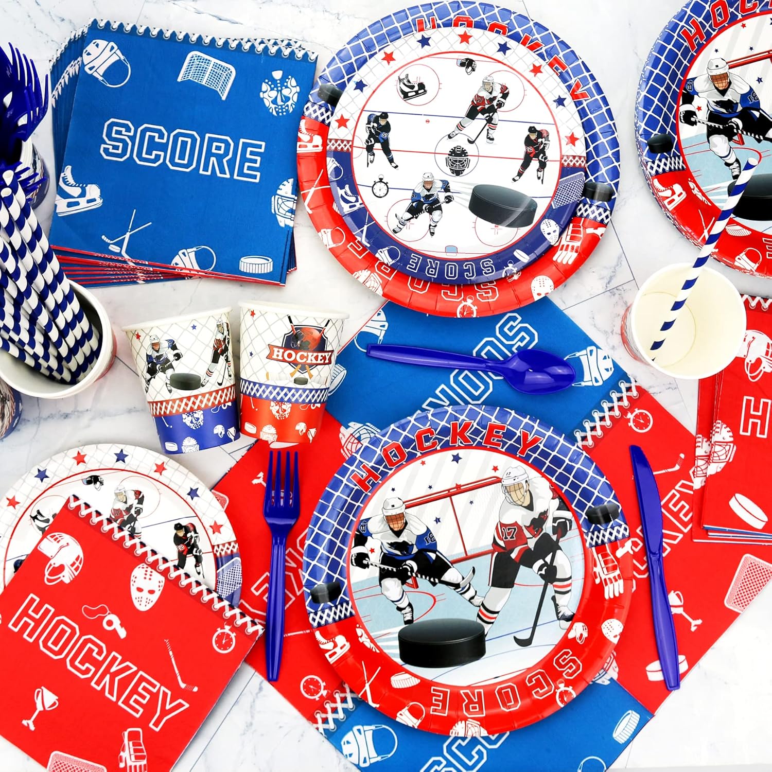 KEFAN Hockey Party Favor Set for 20 Guests