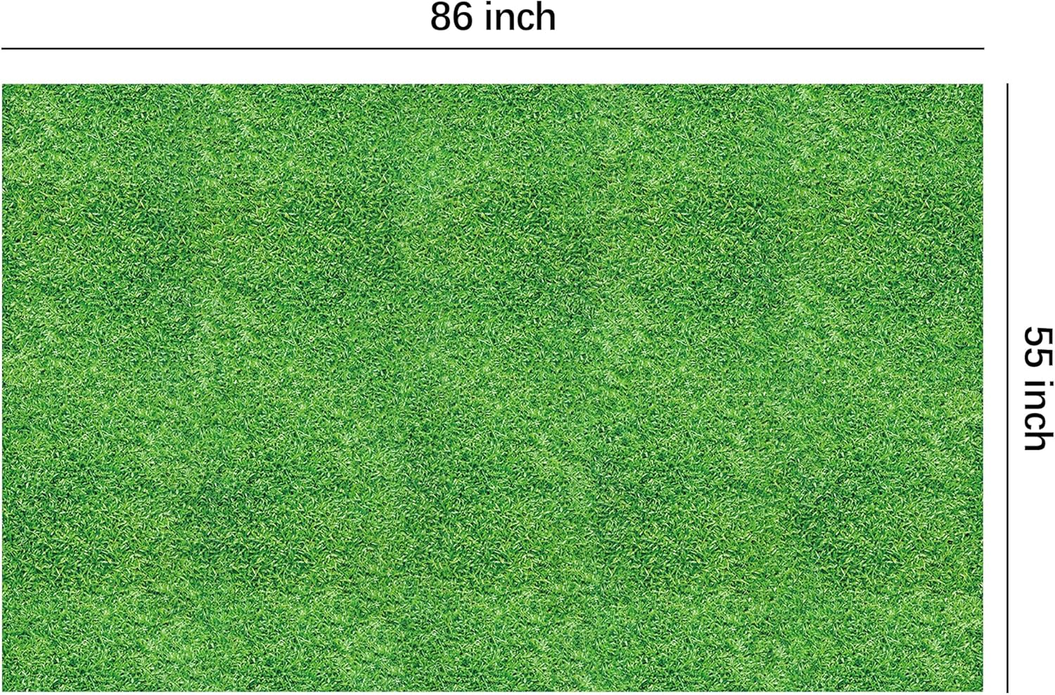 Green Grass Tablecloth 3pcs for Party and Outdoor Events