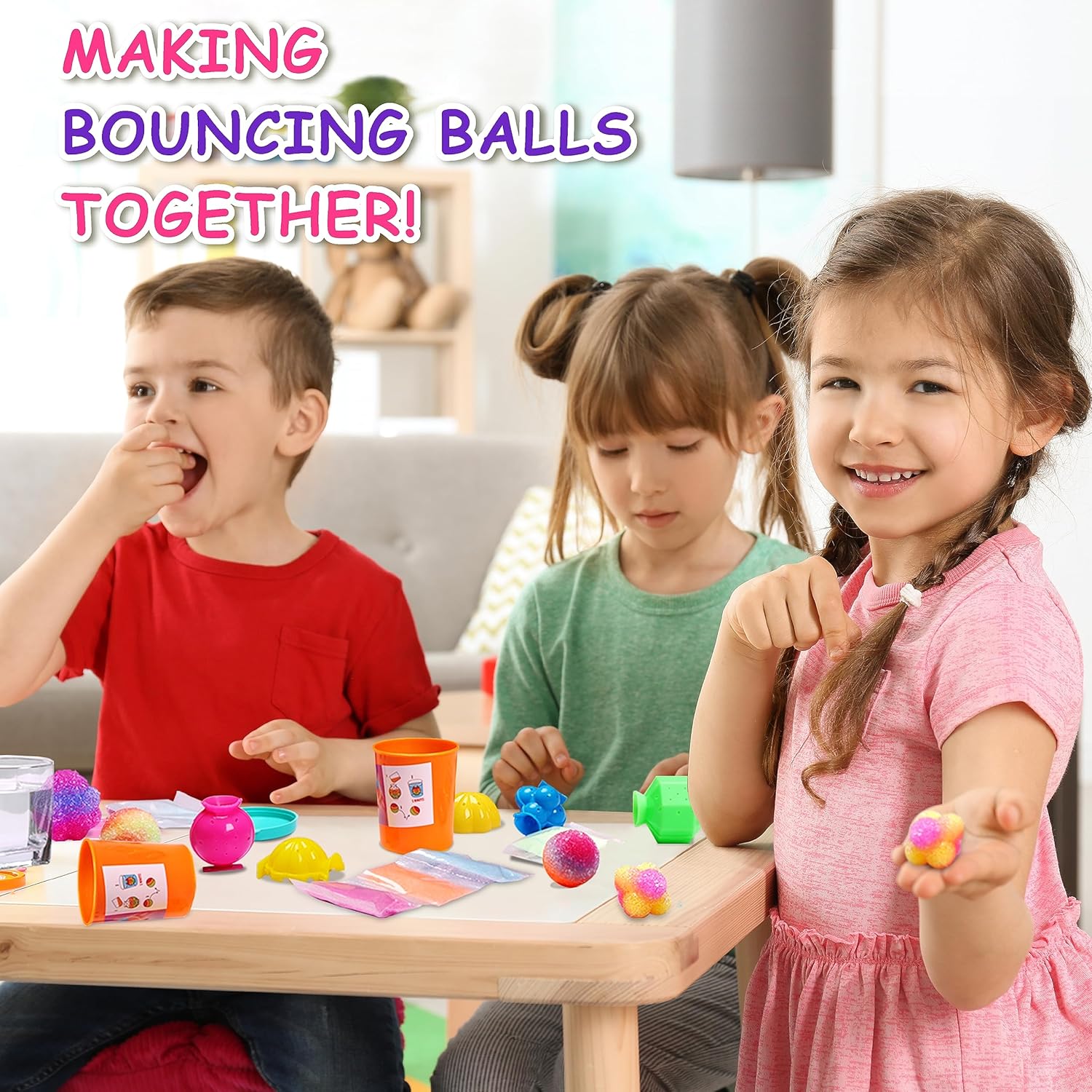 FUN KIDZ Bouncy Ball Kit for Kids