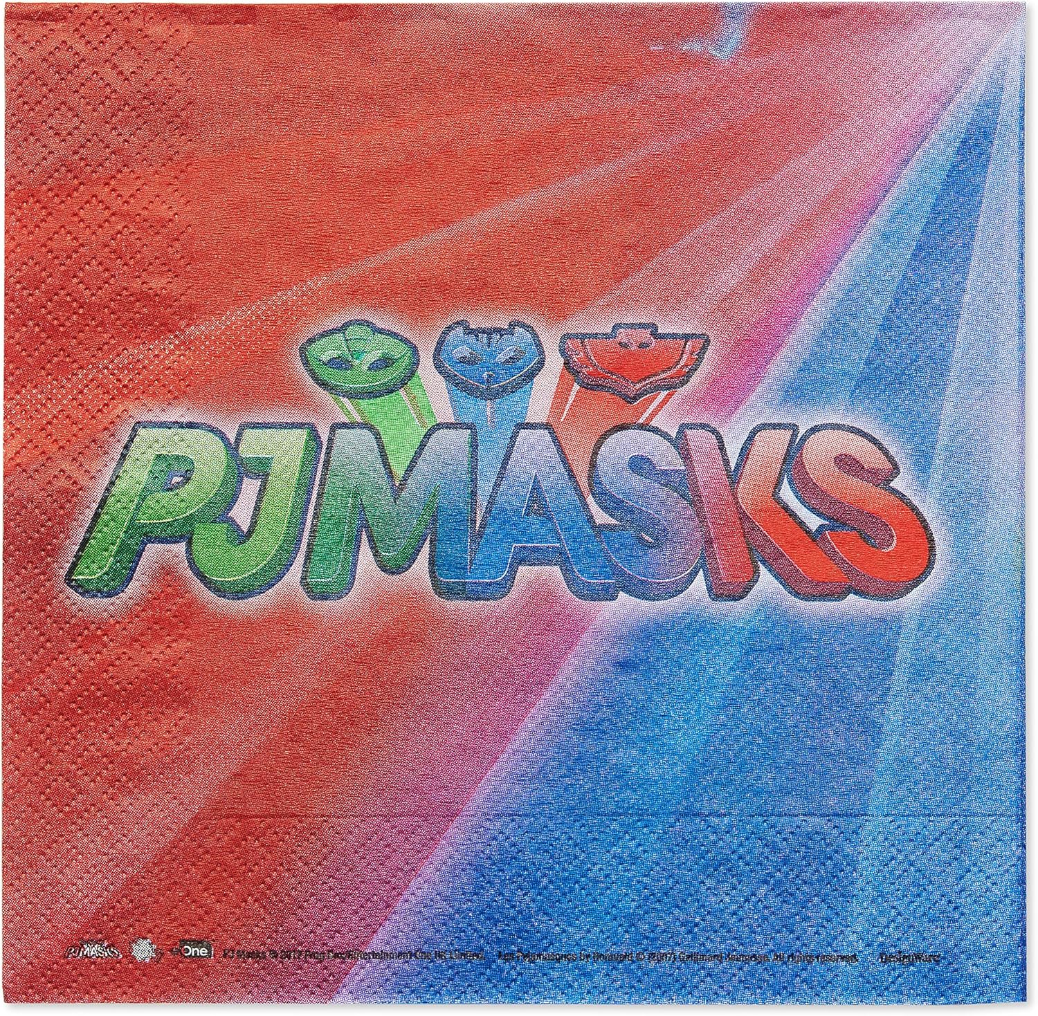 PJ Masks Luncheon Napkins 65x65 Pack of 16