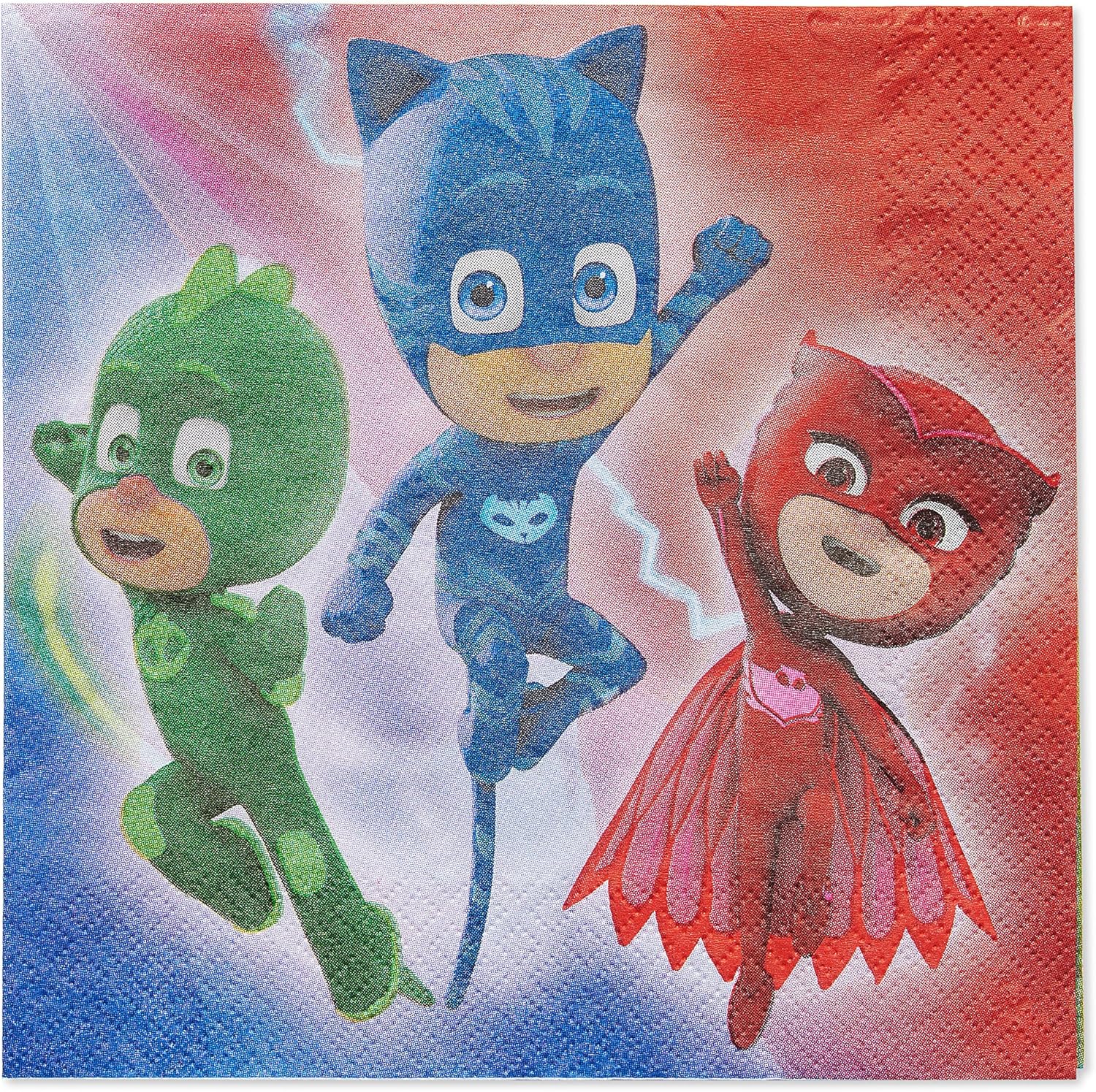 PJ Masks Luncheon Napkins 65x65 Pack of 16